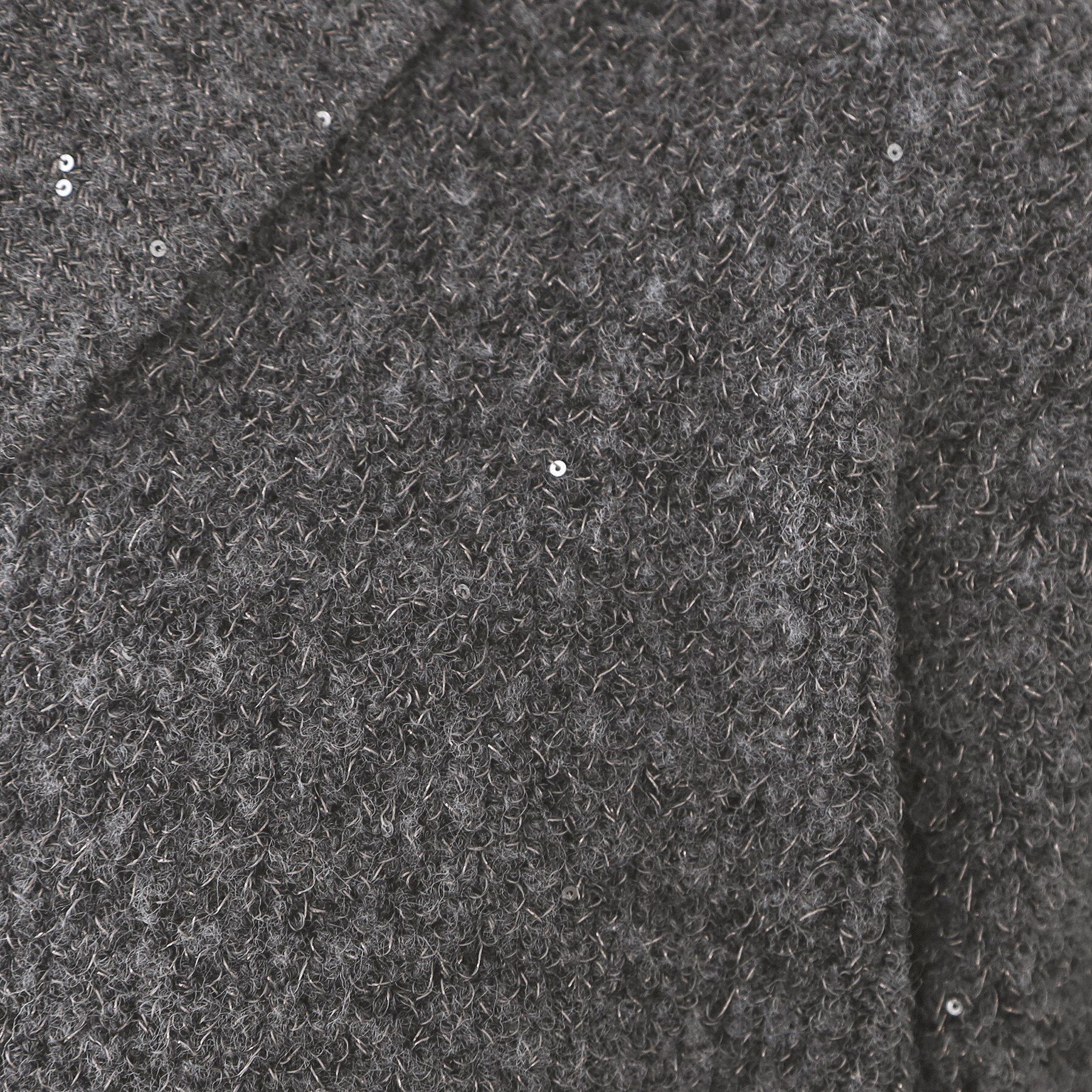 OPAQUE.CLIP「スパンコールラメ衿2WAYペプラムニット【洗濯機OK】」|ニット・セーター|