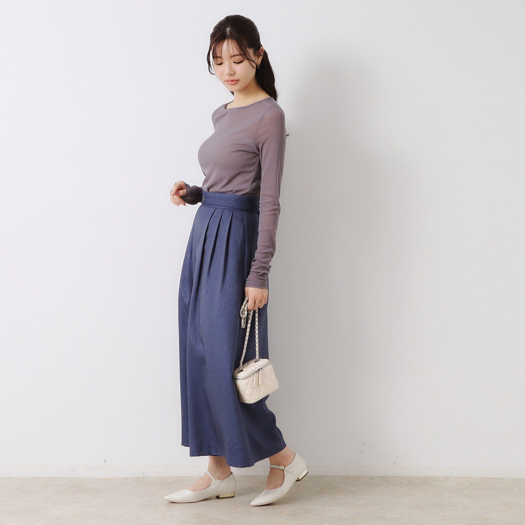 Couture broach「【きれいめ・大人カジュアル・通勤】デニムライクスカンツ」|その他|