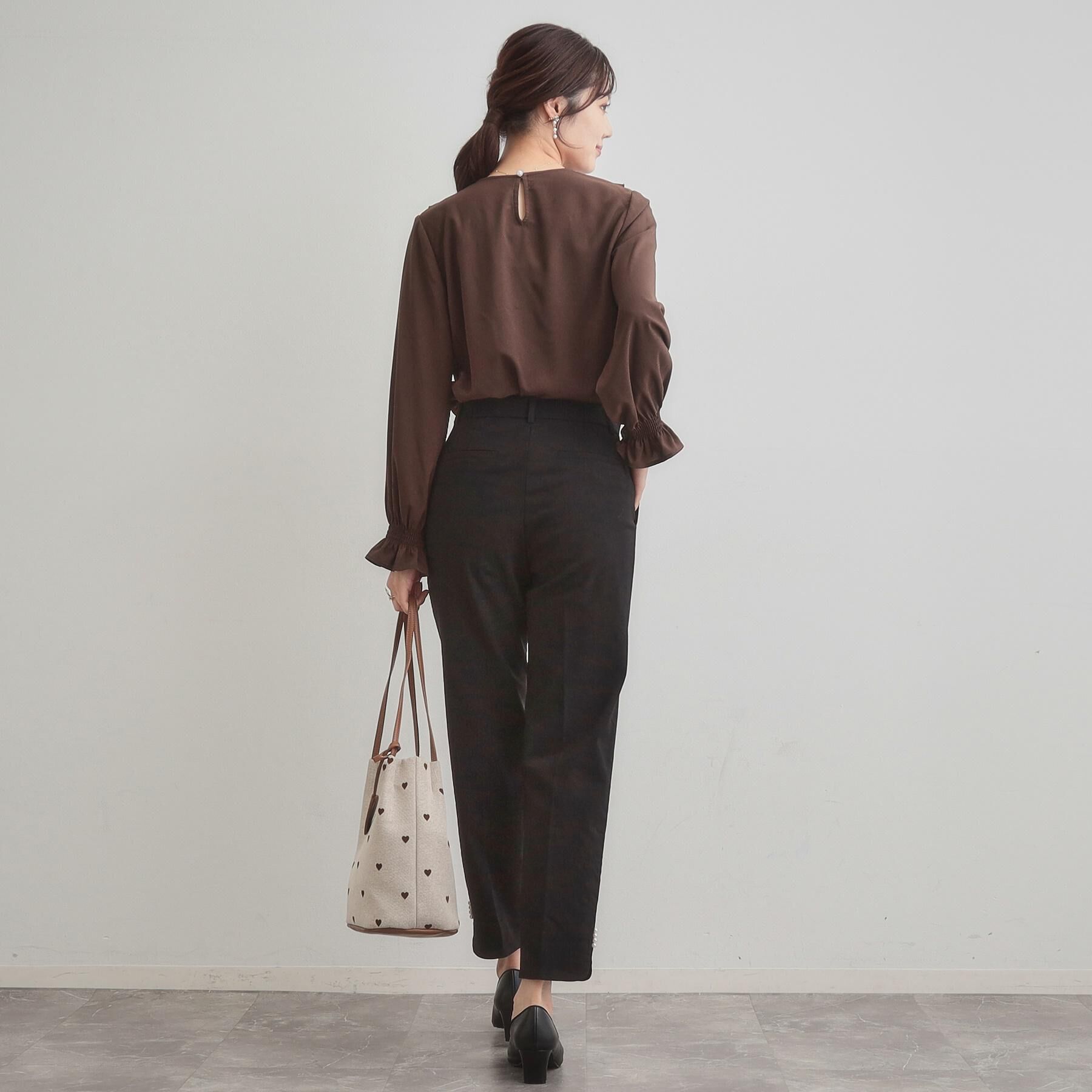 Couture broach「【大人可愛い・通勤】ラッフルフリルブラウス」|シャツ・ブラウス|