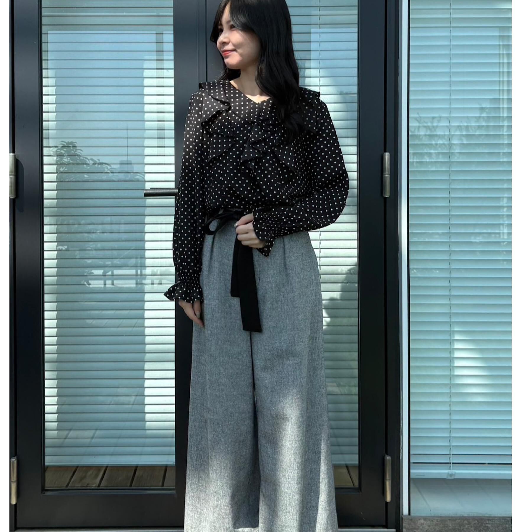 Couture broach「【大人可愛い・通勤】ラッフルフリルブラウス」|シャツ・ブラウス|