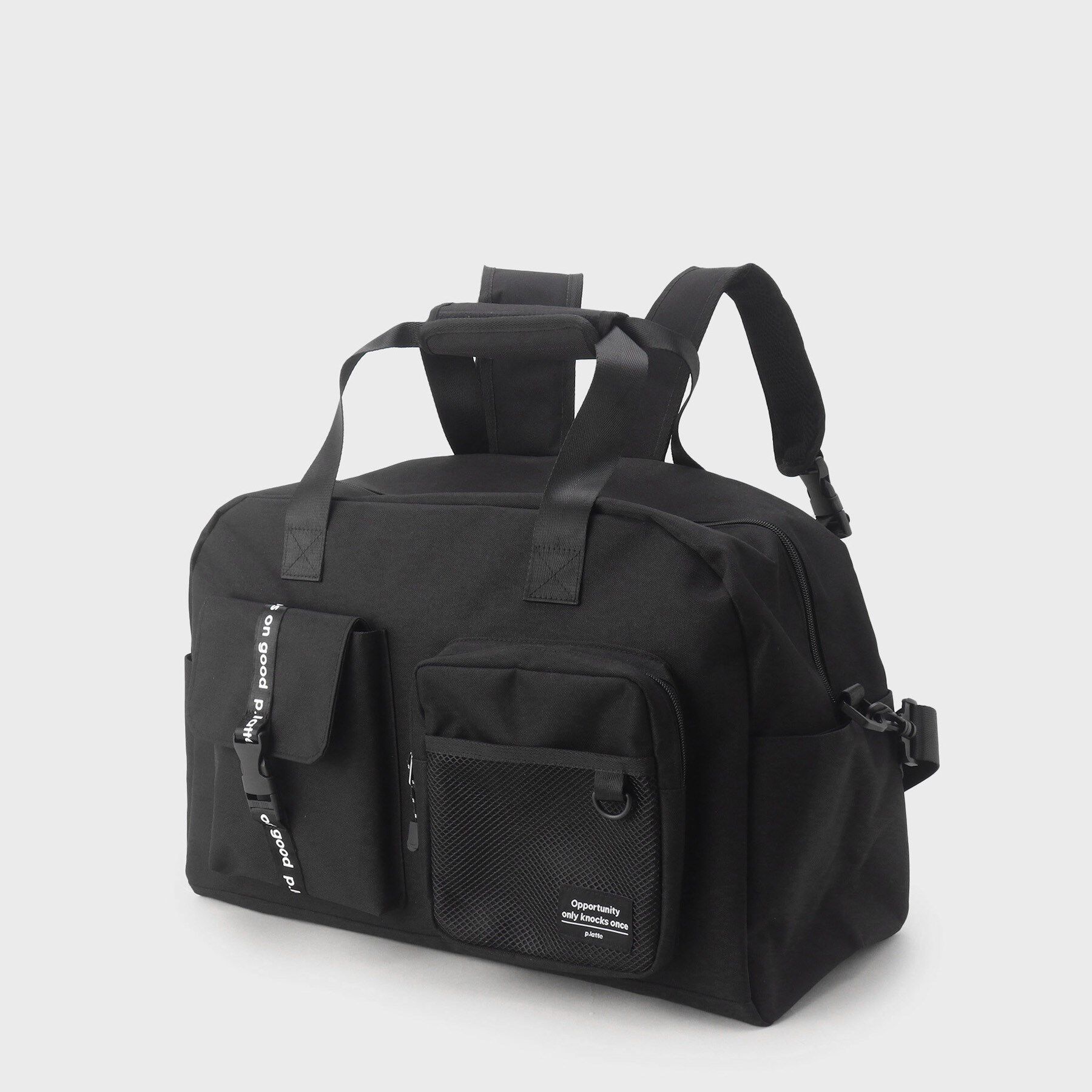 PINK-latte「【容量約47.5L】3WAYリュックボストン」|ボストンバッグ|