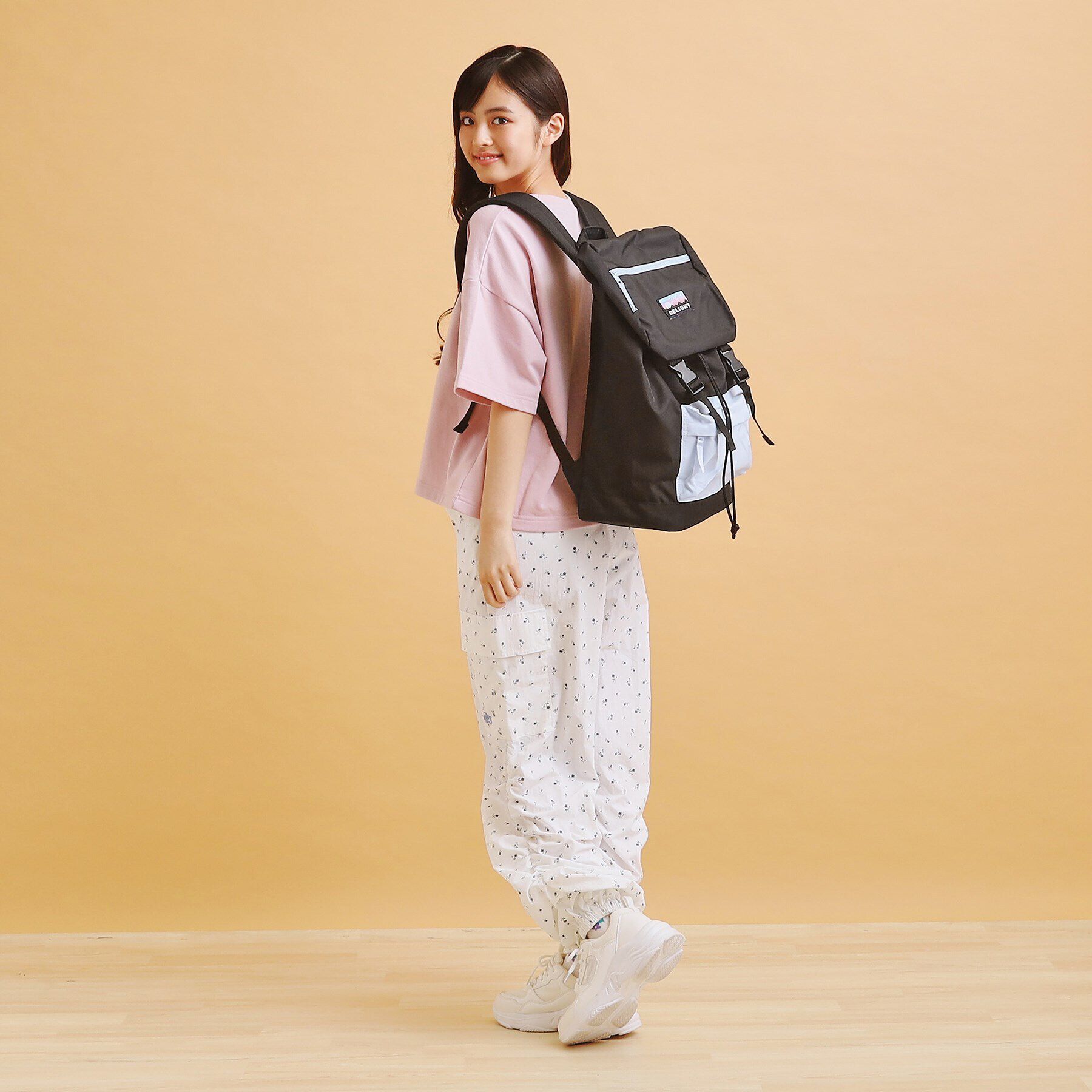 PINK-latte「【容量約２６．５Ｌ】フラップリュック」|リュック|