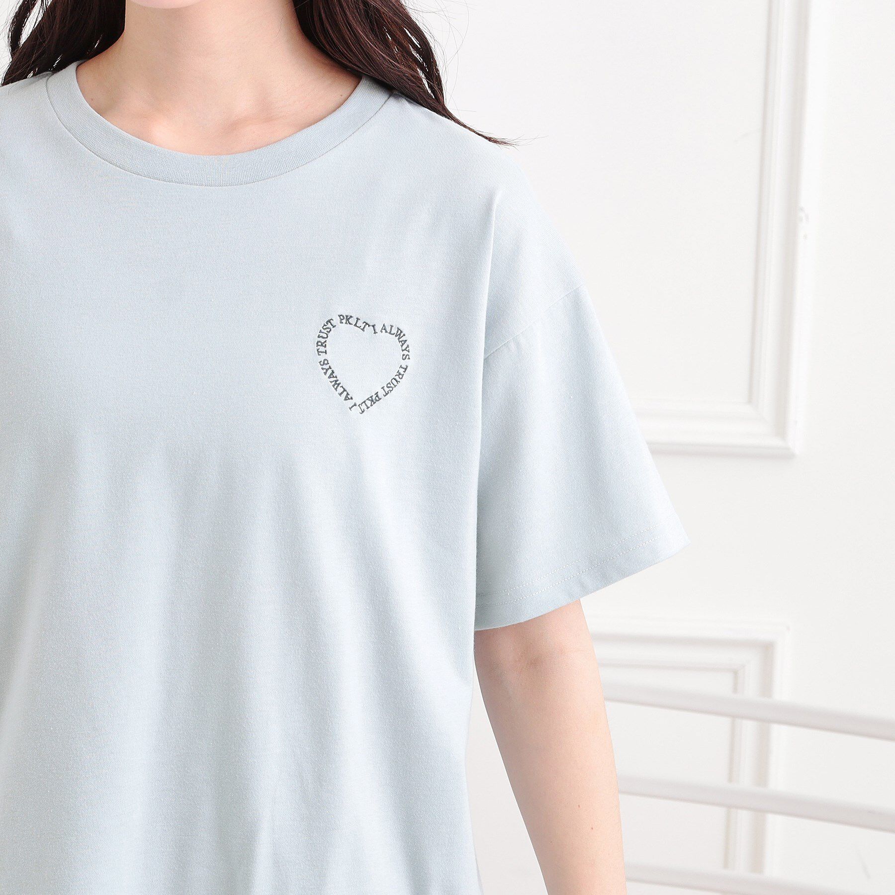 PINK-latte「クマちゃん半袖Tシャツ」|Tシャツ・カットソー|