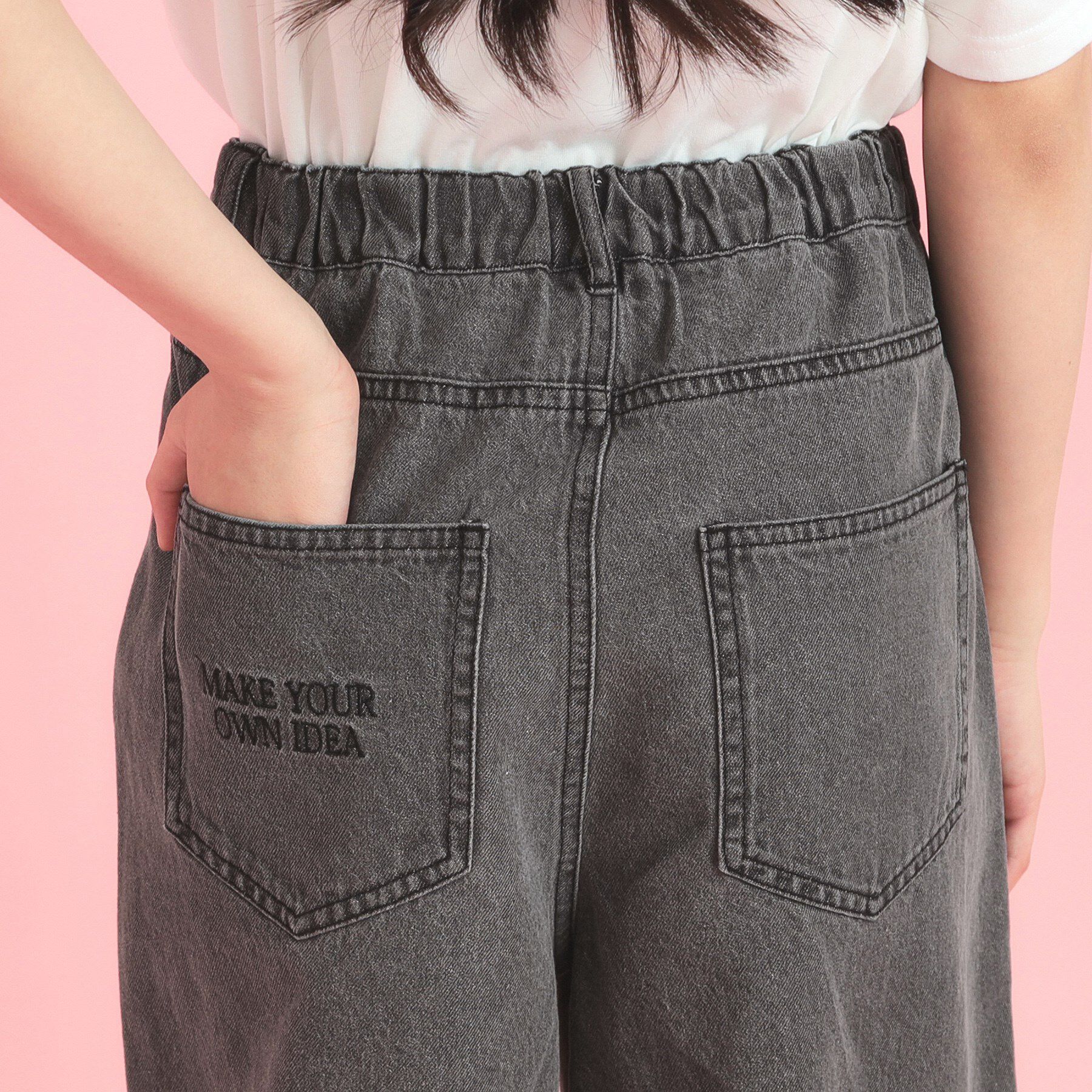 PINK-latte「2WAYデニムパンツ」|その他|