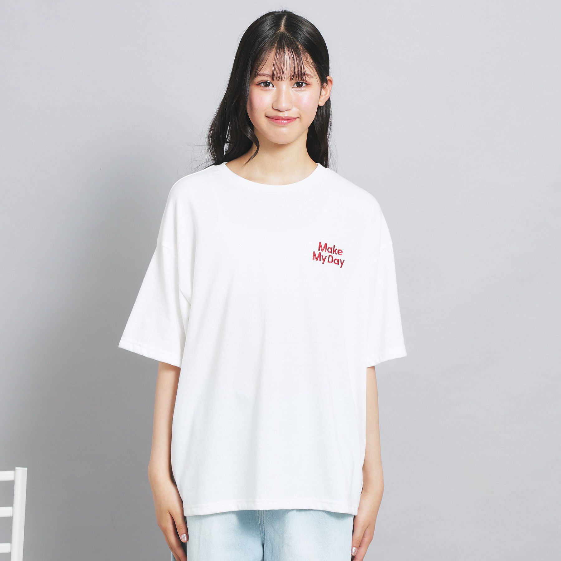 PINK-latte「くまいっぱいビッグTシャツ」|Tシャツ・カットソー|