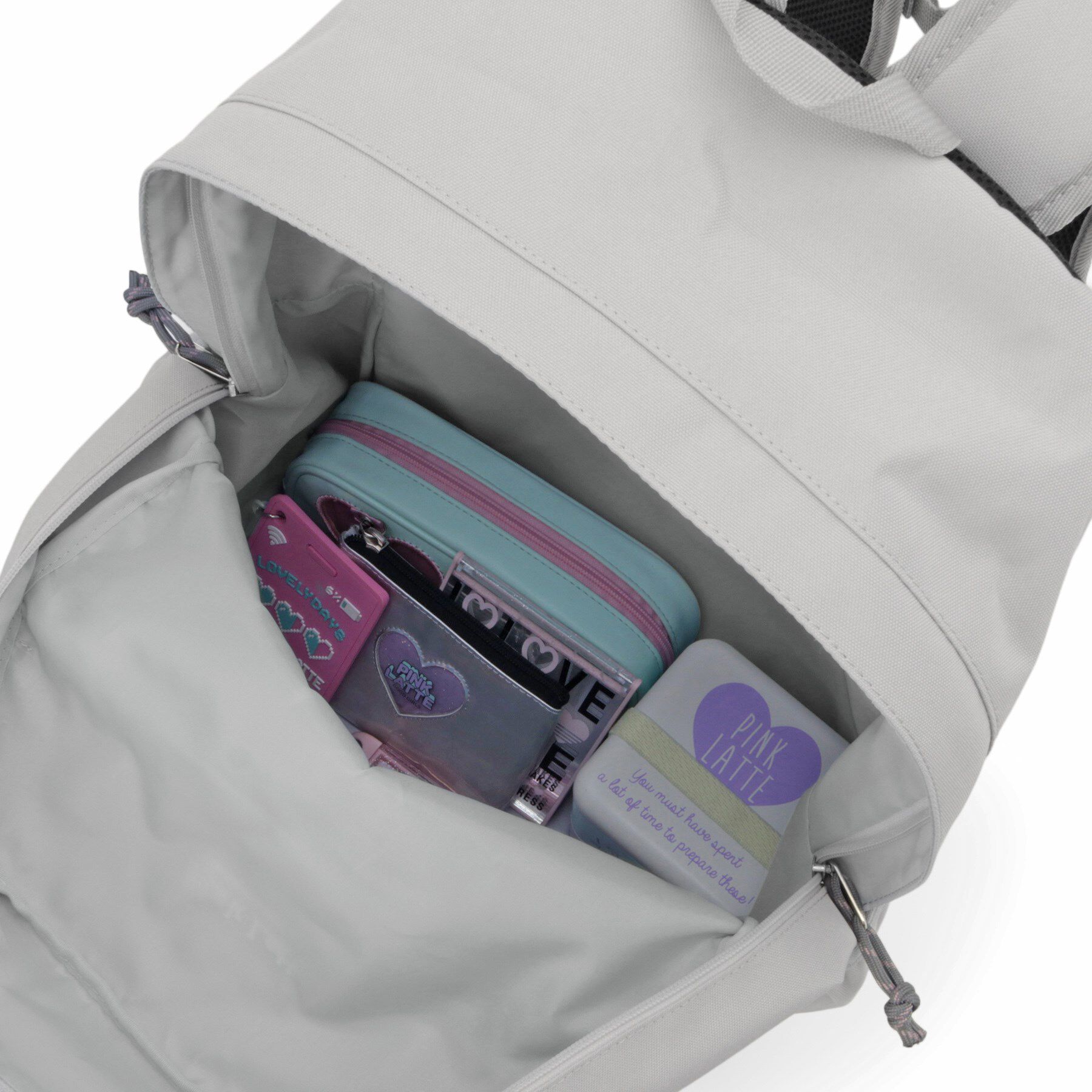 PINK-latte「【容量約30L】ポーチ付き多機能リュック」|リュック|