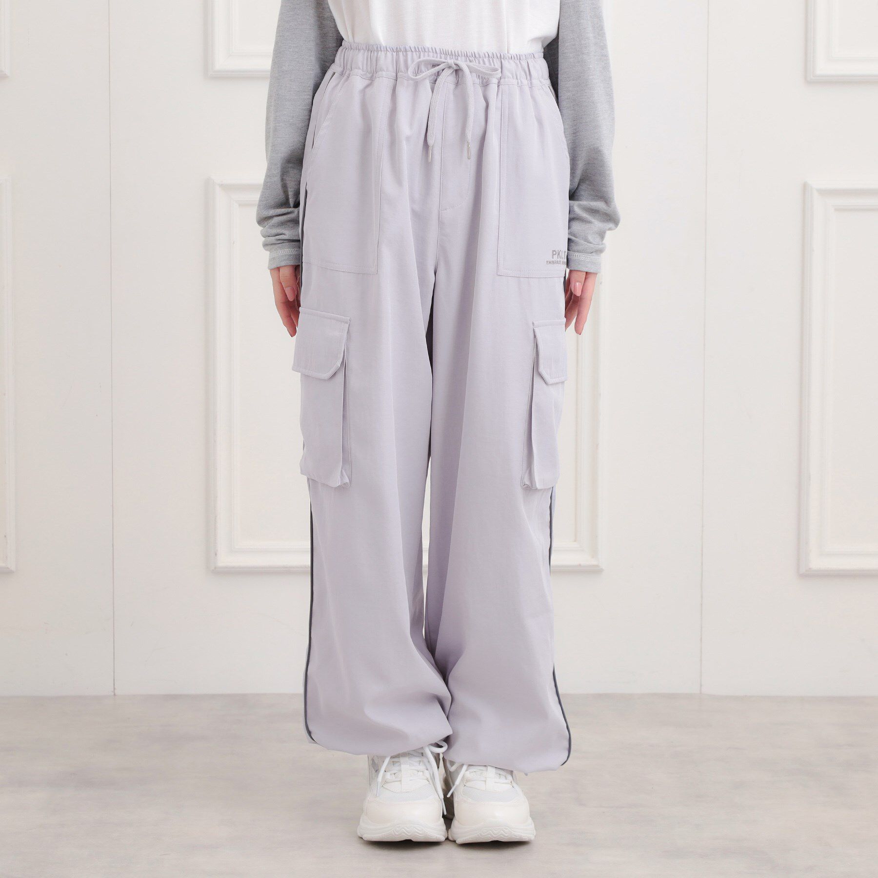 PINK-latte「ベーシックパイピングカーゴパンツ」|その他|