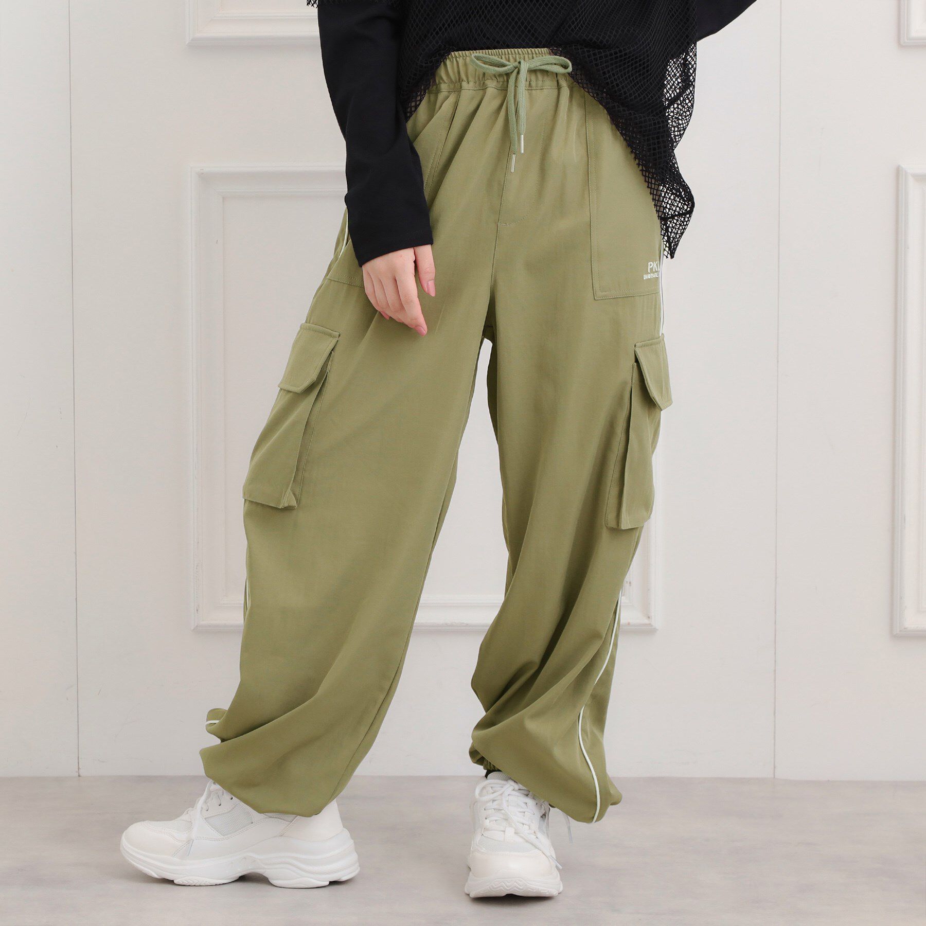 PINK-latte「ベーシックパイピングカーゴパンツ」|その他|