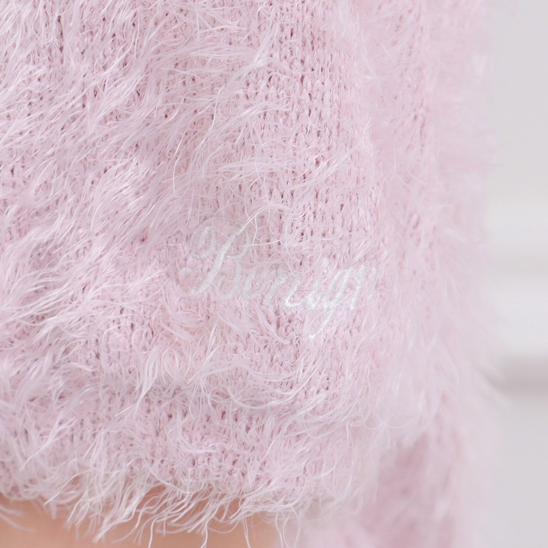 PINK-latte「ふわふわパフスリーブ半袖トップス」|ニット・セーター|