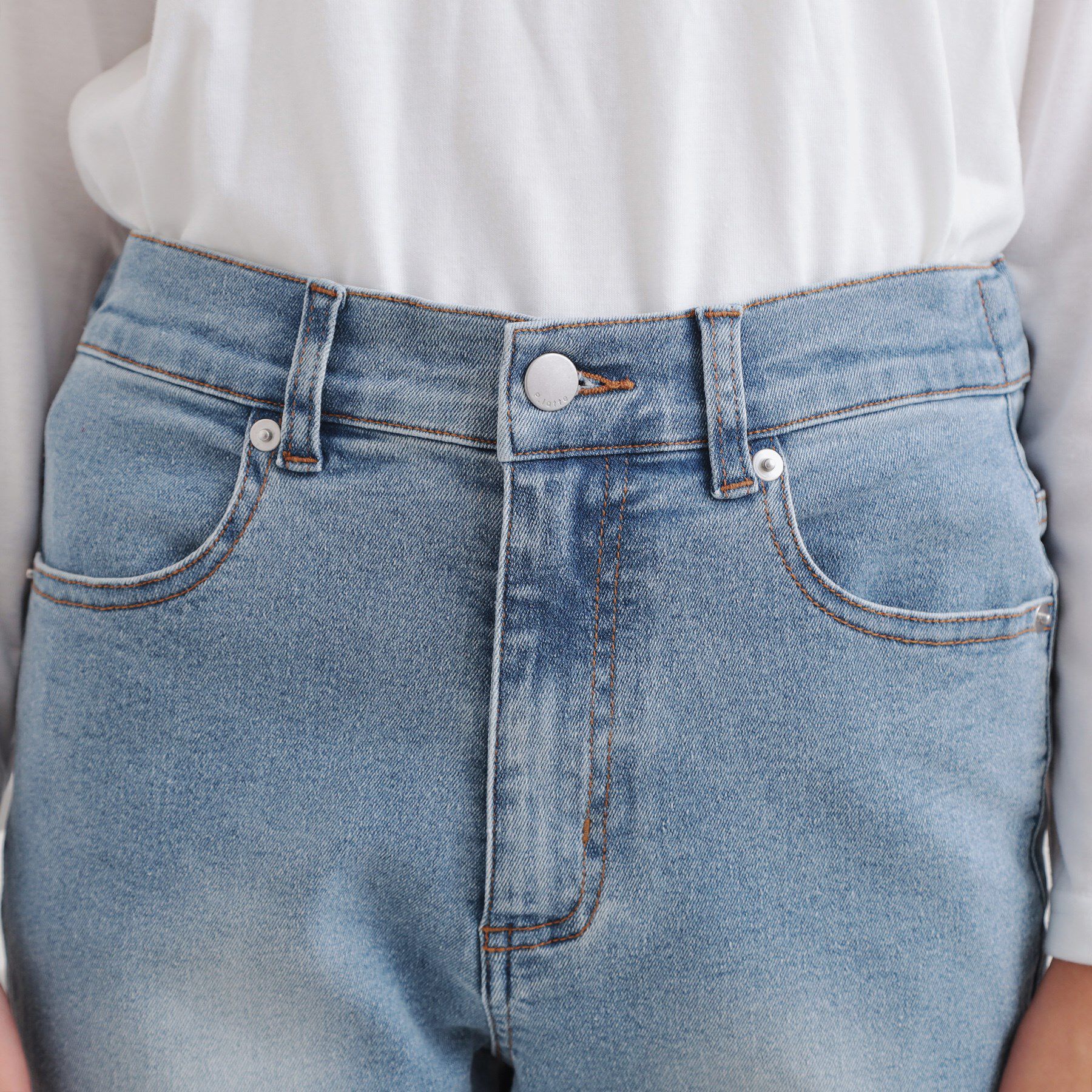 PINK-latte「フレアデニムパンツ」|その他|