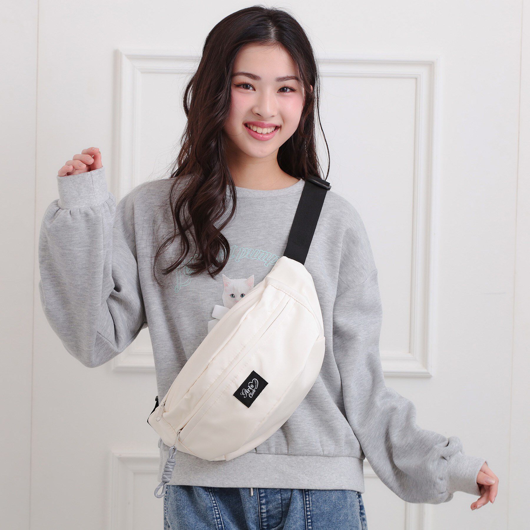 PINK-latte「コード付きボディバッグ」|その他|