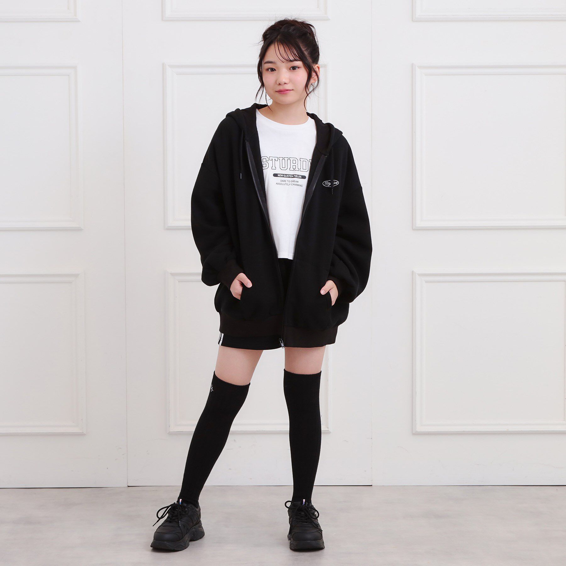 PINK-latte「【セットアイテム】くまちゃんあったか3点セット」|その他|