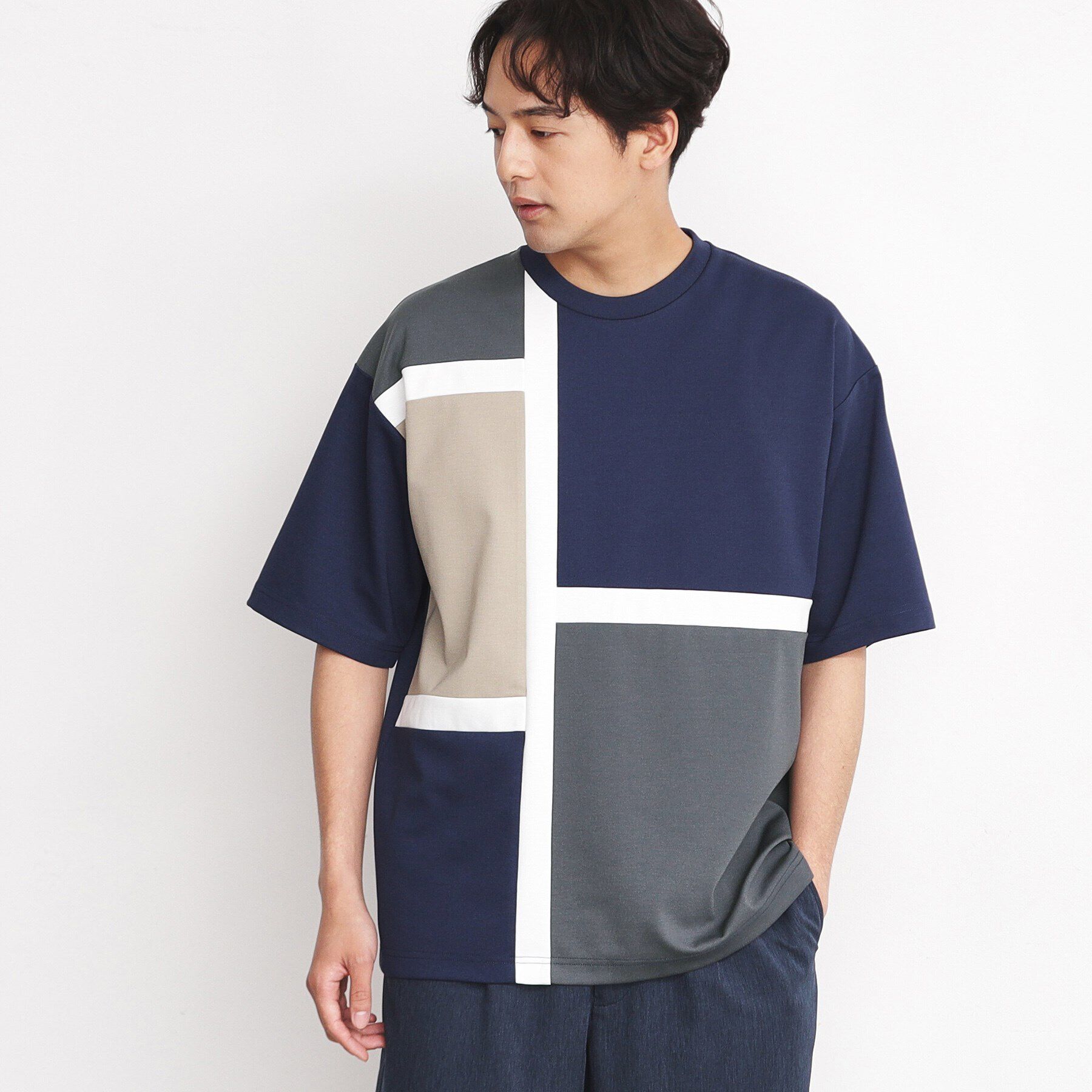 THE SHOP TK「アートフレームパターンTシャツ」|Tシャツ・カットソー|