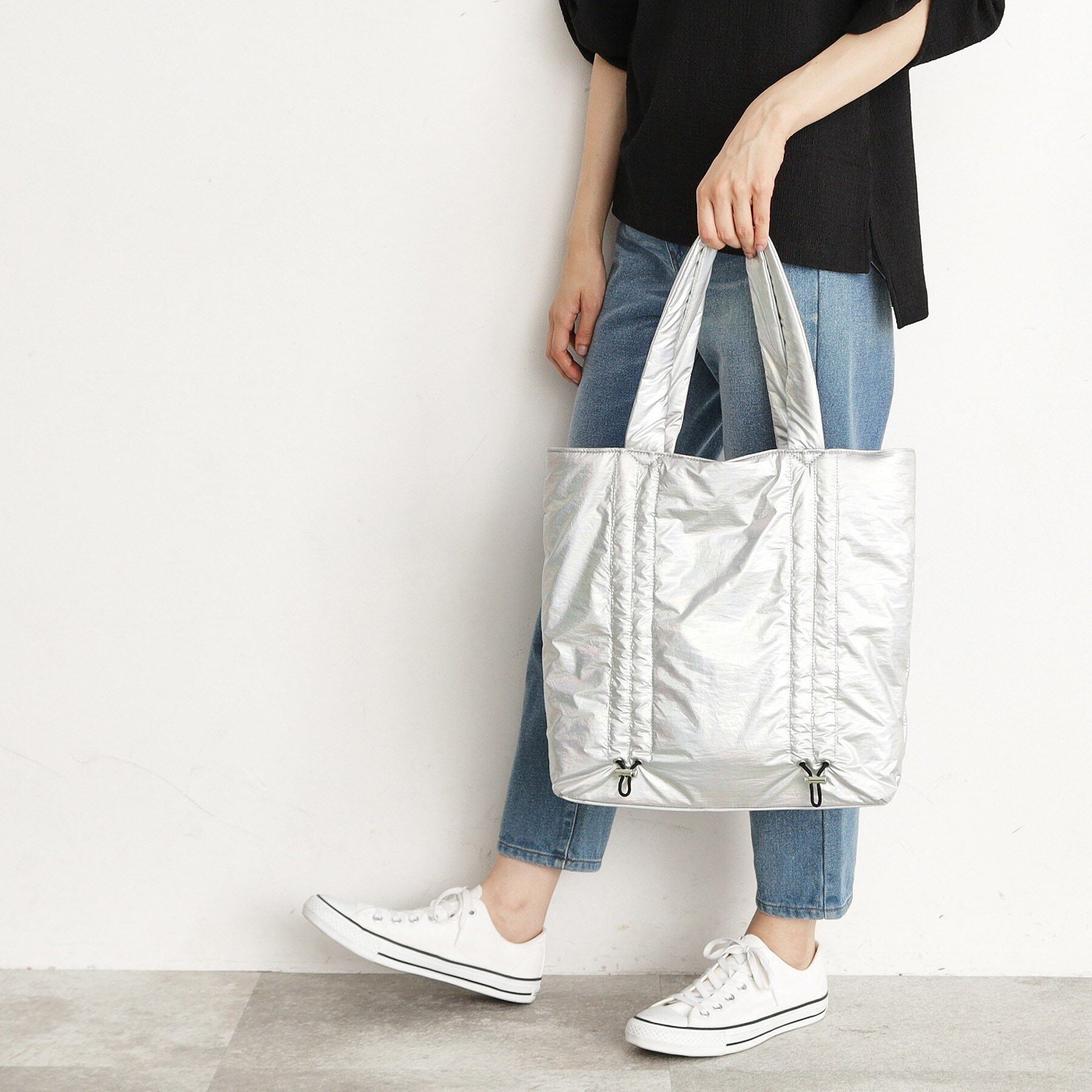 THE SHOP TK「メタルドロスト2WAYトート」|トートバッグ|