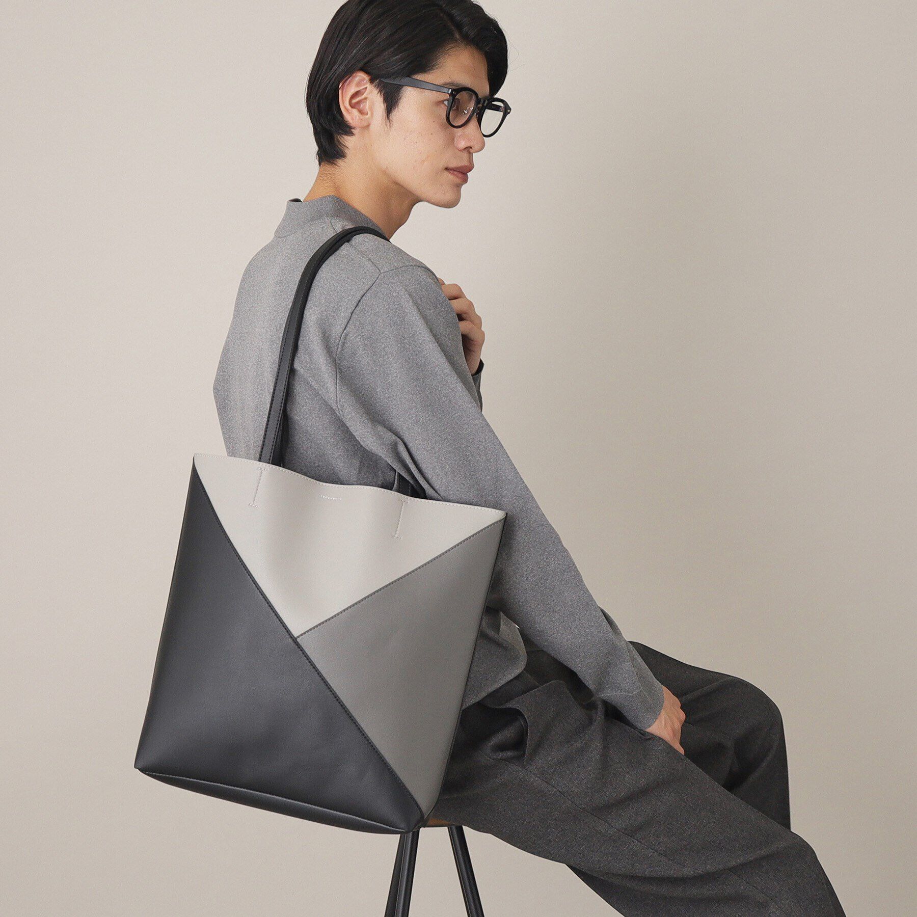 THE SHOP TK「パネルライントートバッグ」|トートバッグ|