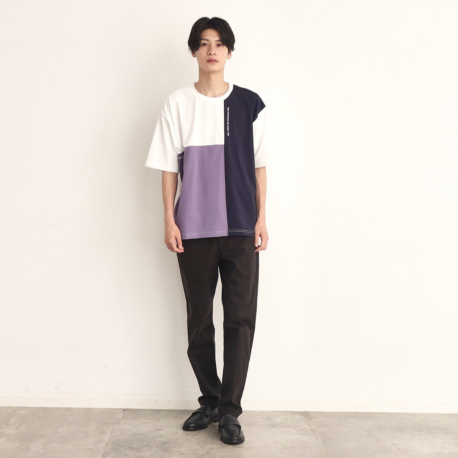 THE SHOP TK「【接触冷感／吸水速乾／UVカット／防シワ／マシンウォッシャブル】ライトパーフェクブロッキングTシャツ」|Tシャツ・カットソー|