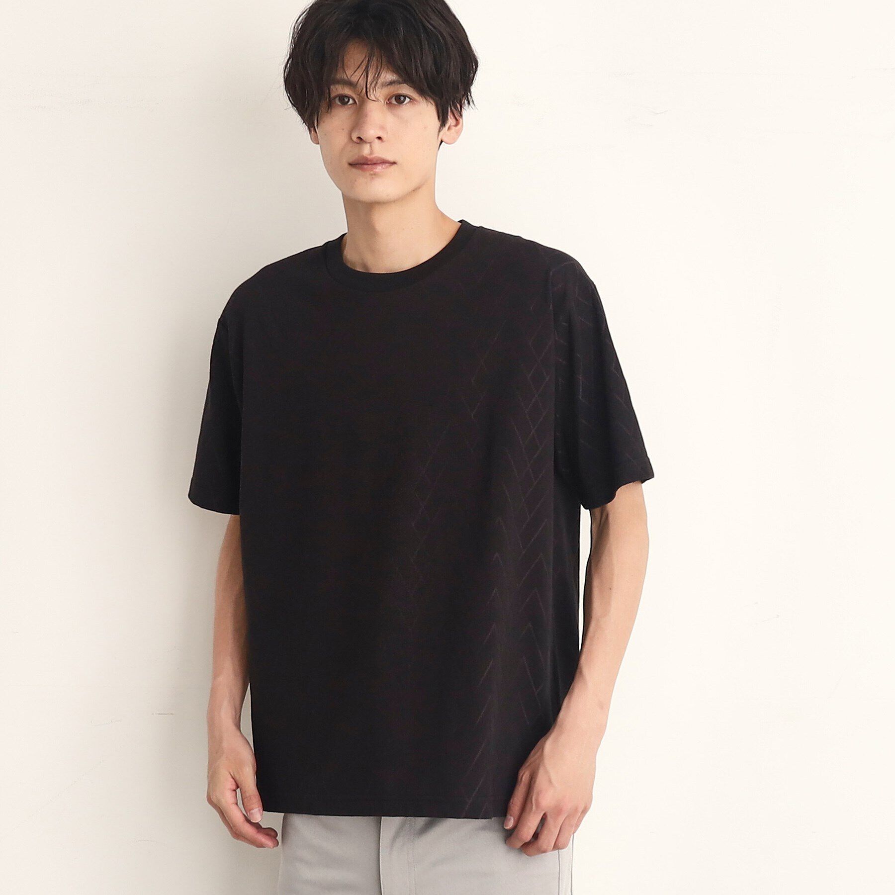 THE SHOP TK「ジオメトリックリンクス半袖Tシャツ」|Tシャツ・カットソー|