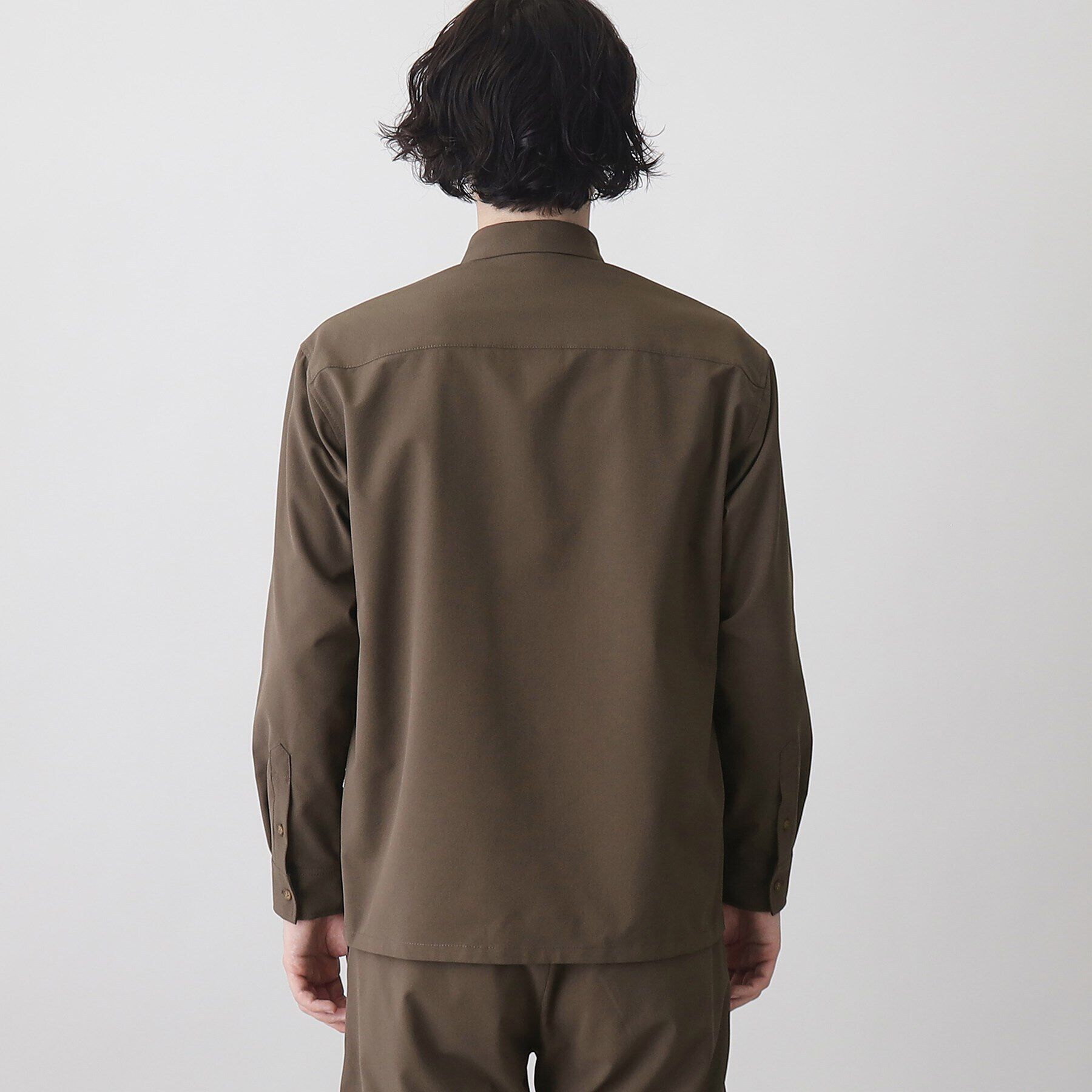 THE SHOP TK「【360&deg;ストレッチ／セットアップ可】リッチポリシャツ」|シャツ・ブラウス|