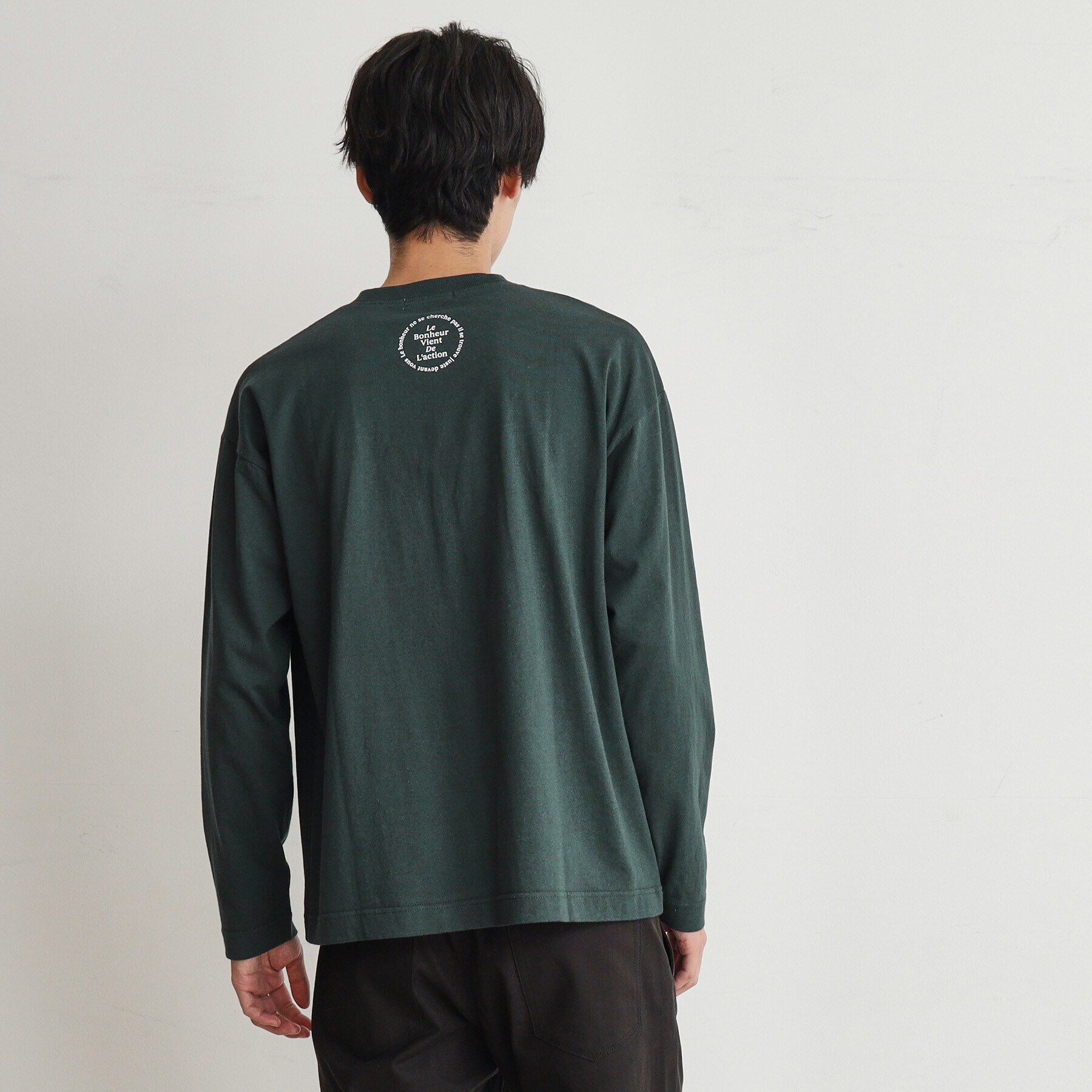 THE SHOP TK「【6色展開】Parisフォト／ロゴ長袖Tシャツ」|Tシャツ・カットソー|