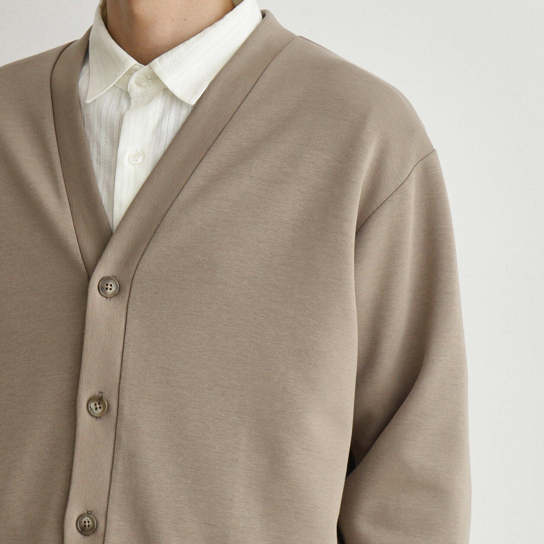 THE SHOP TK「ライトダンボールカーディガン」|カーディガン|