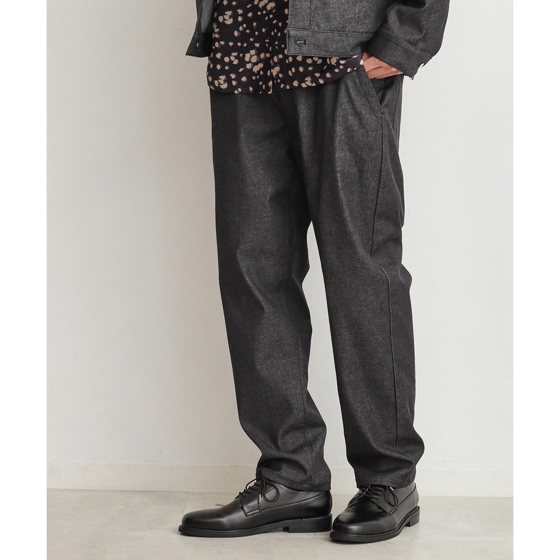 THE SHOP TK「エバーデニムワイドパンツ　セットアップ可／色落ちしにくい」|デニム|