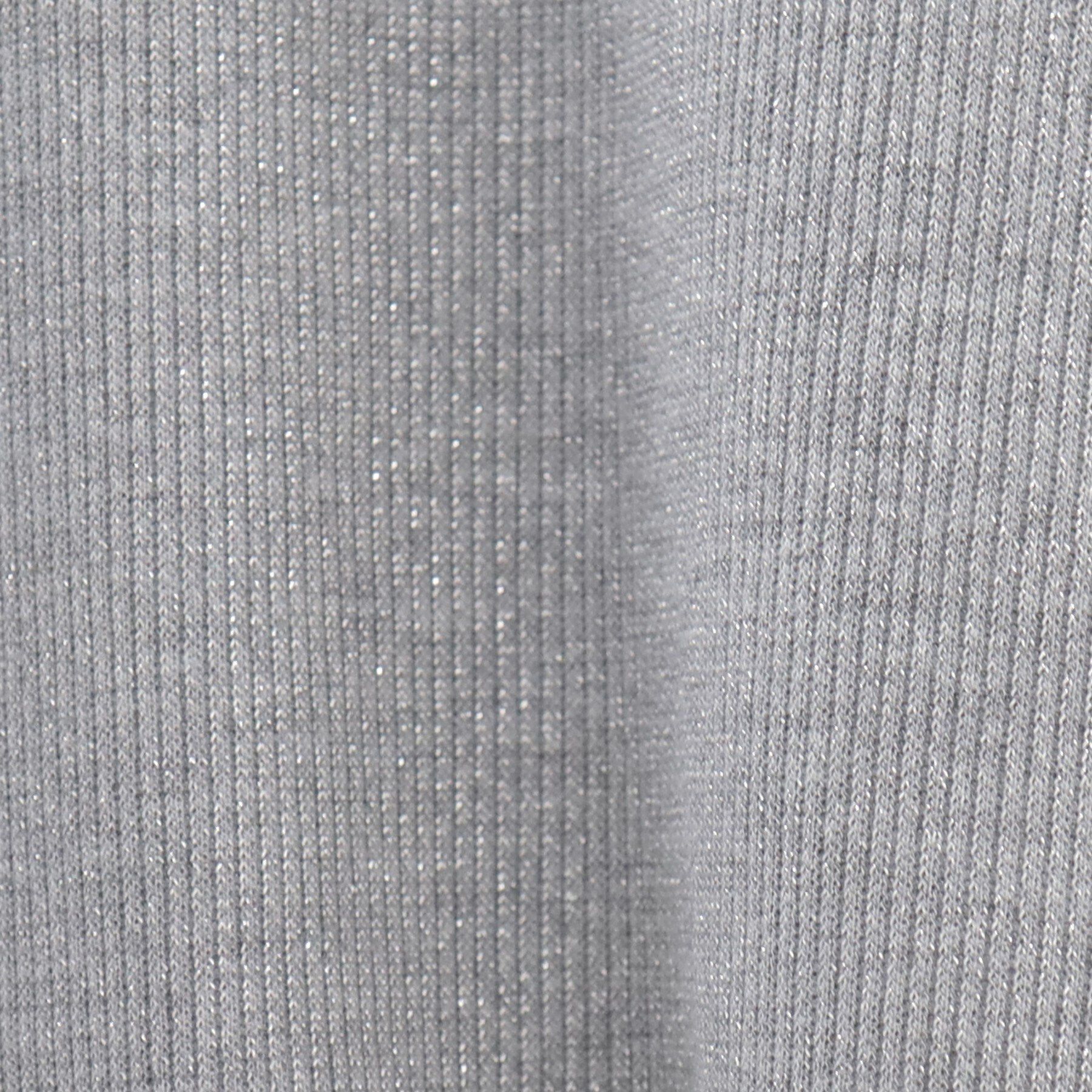 THE SHOP TK「【腕周りカバー】５分袖スリットラメ/洗える」|Tシャツ・カットソー|