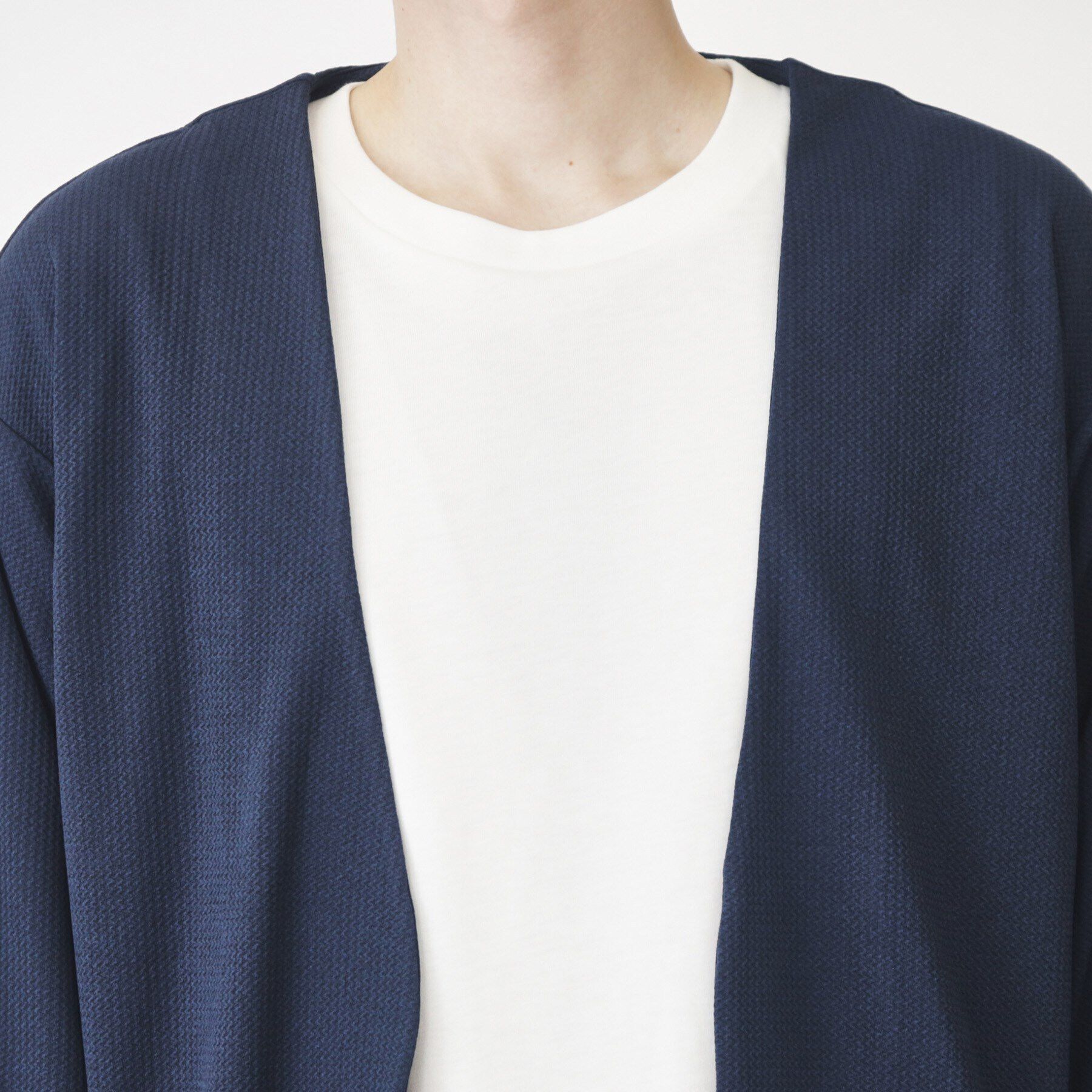 THE SHOP TK「【カーディガン＋ロンTセットアイテム】杢ふくれアンサンブルカーディガン」|カーディガン|