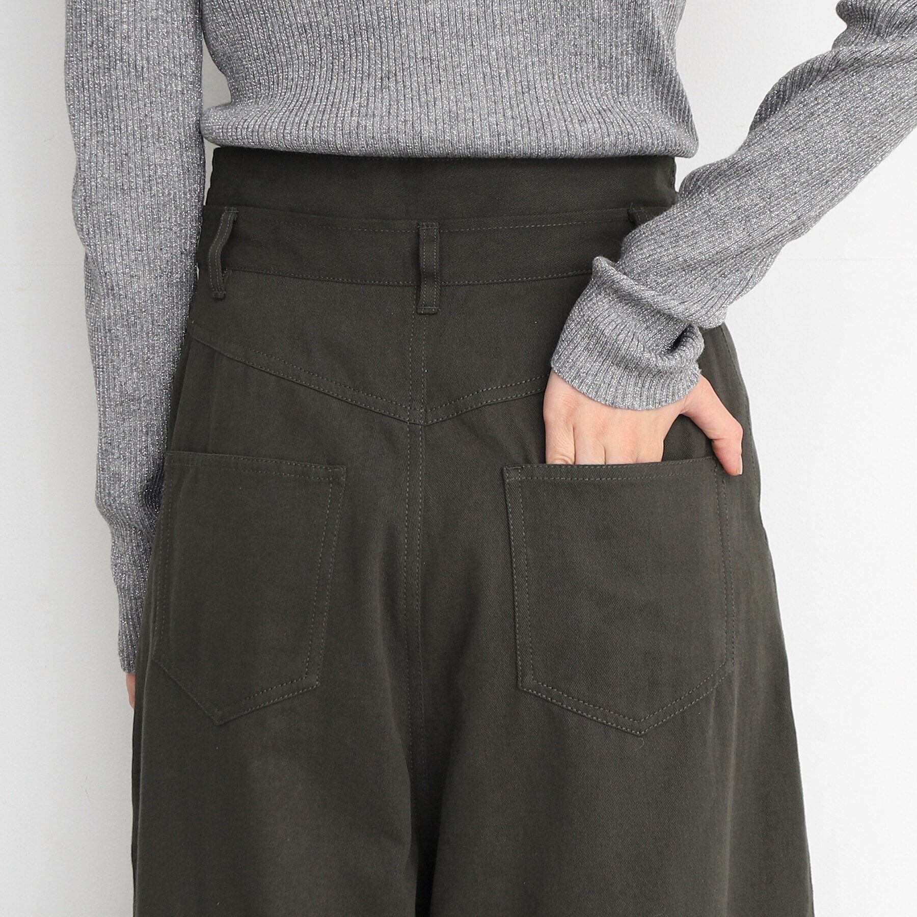 THE SHOP TK「【ヒルナンデス！で紹介】チノタックワイドパンツ /洗える」|その他|