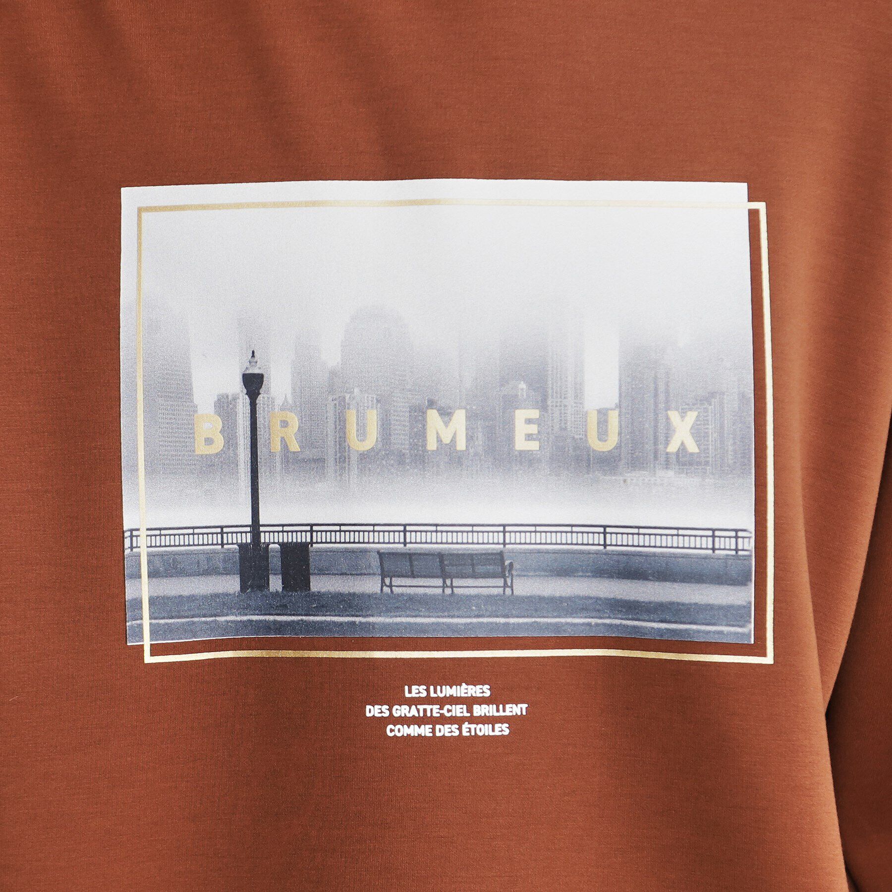 THE SHOP TK「プリントダンボールパーカー ビッグシルエット／ユニセックス」|パーカー|