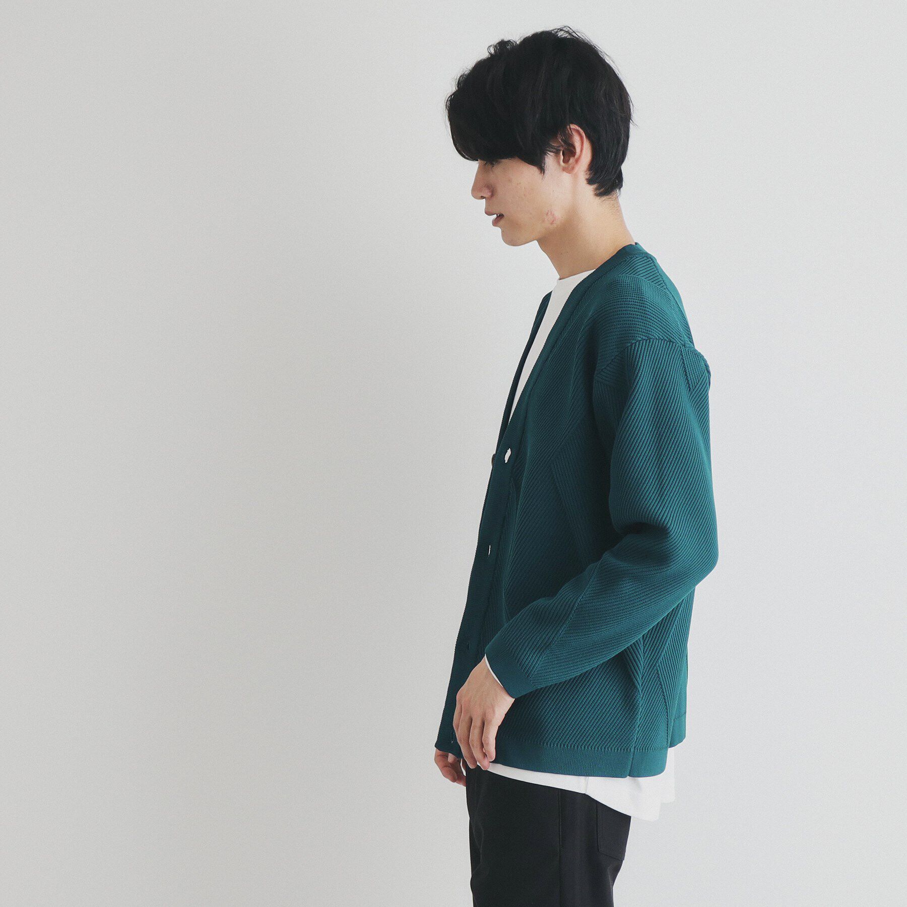 THE SHOP TK「ダイヤパネルアンサンブルカーディガン」|カーディガン|