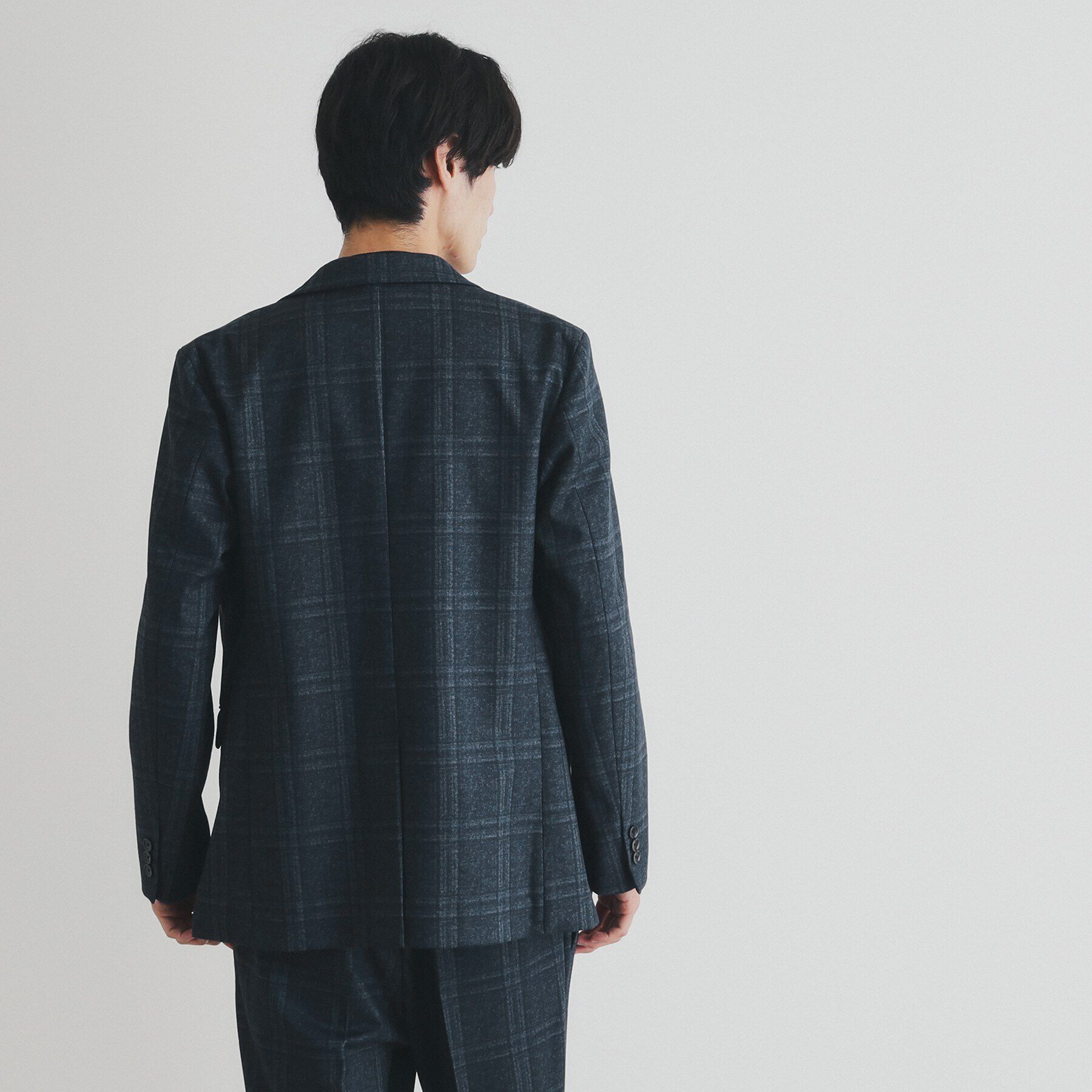 THE SHOP TK「起毛TRジャージジャケット　【セットアップ可/ビジネス対応/ストレッチ】」|テーラードジャケット|