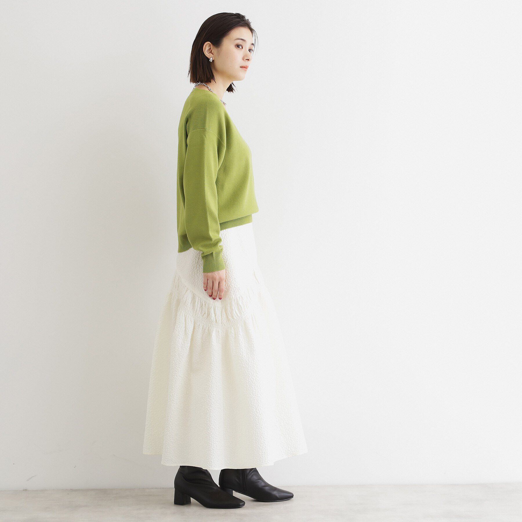 THE SHOP TK「【毛玉になりにくい／静電気防止】Vネックニット／洗える」|ニット・セーター|