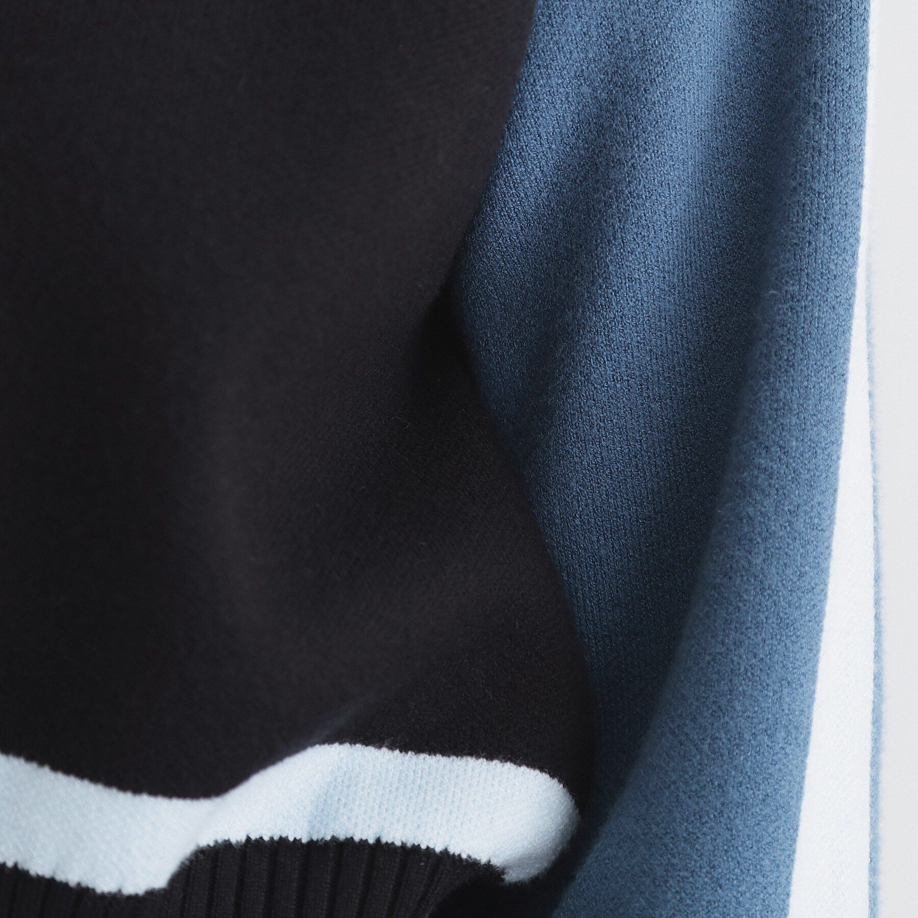 THE SHOP TK「【上下セットアイテム】配色ニットセットアップ/洗える」|スーツ|