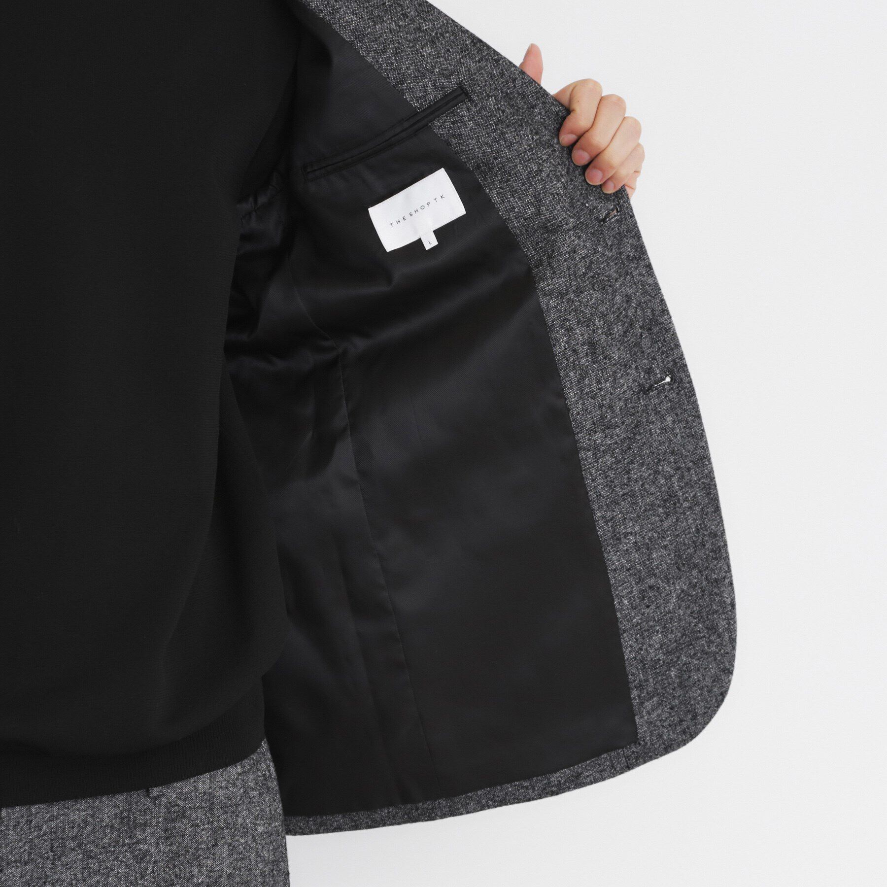 THE SHOP TK「ウール混ホームスパンジャケット」|テーラードジャケット|