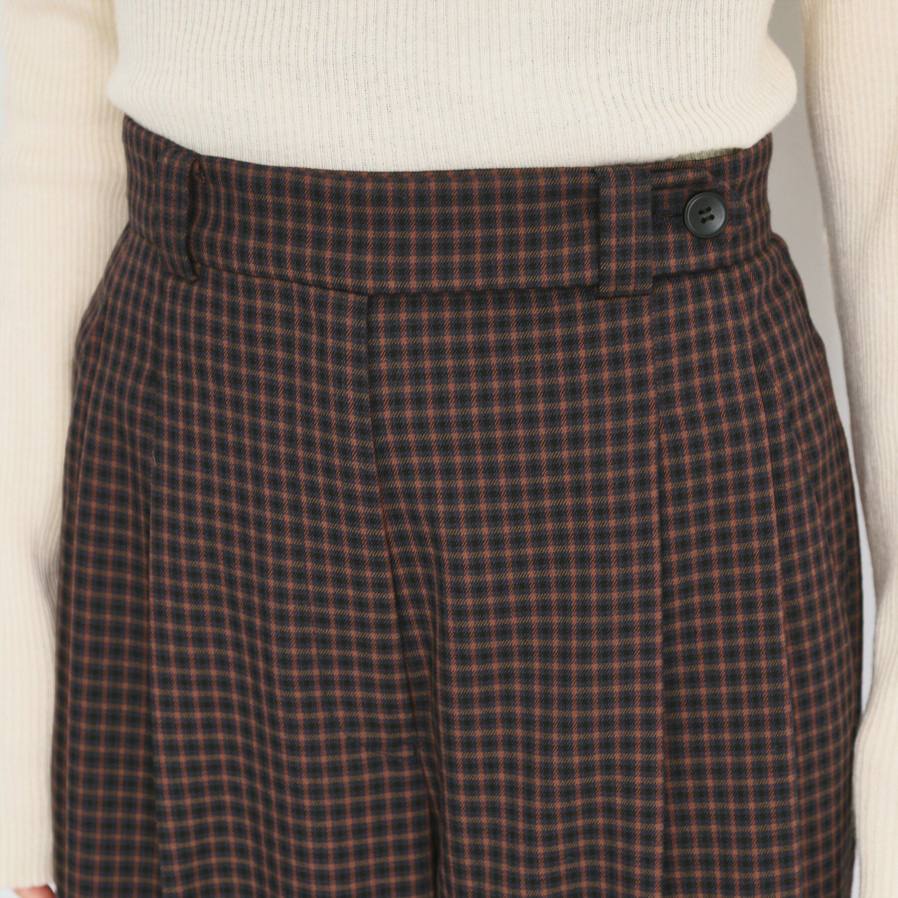 THE SHOP TK「【洗えるパンツ】裏起毛タックワイド」|その他|