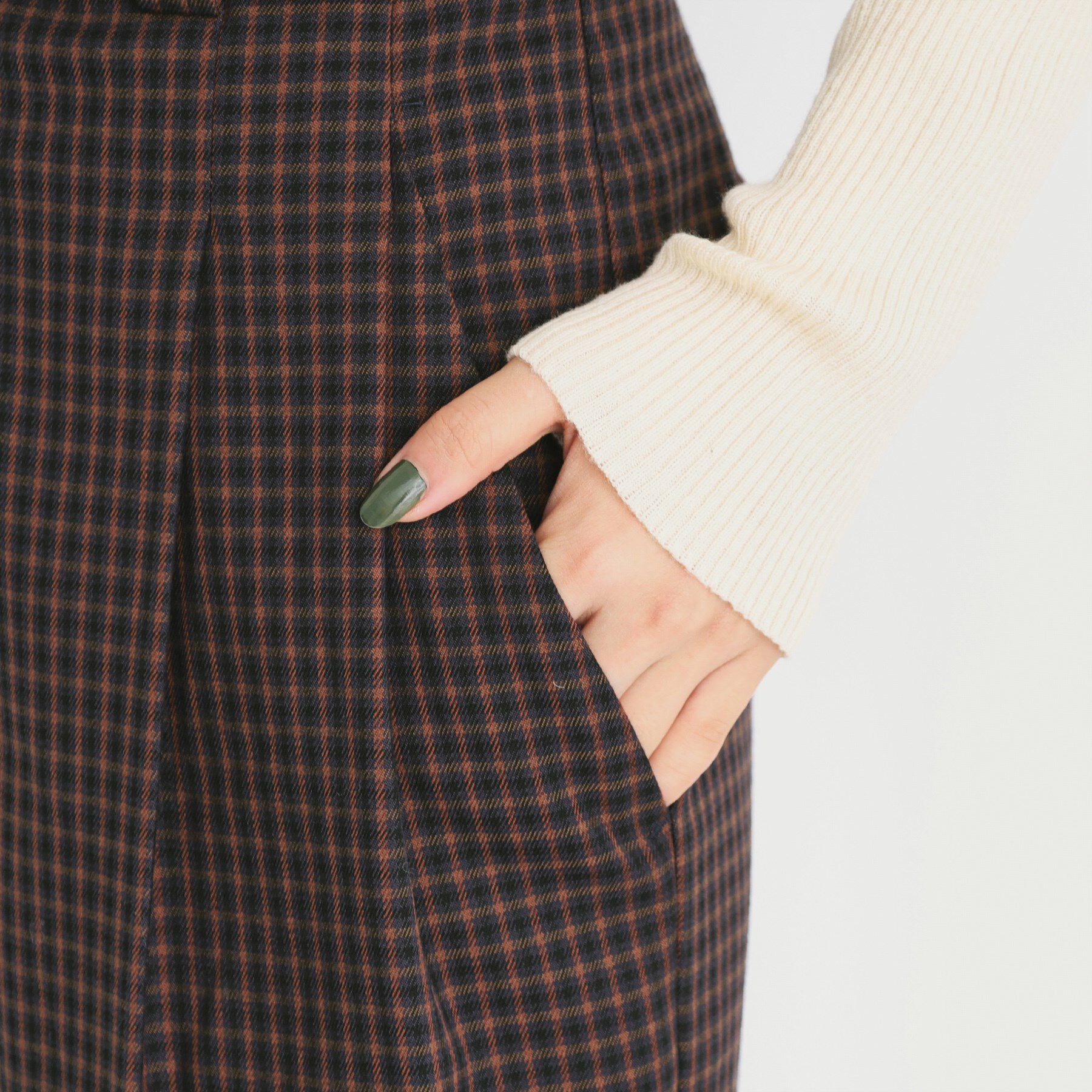 THE SHOP TK「【洗えるパンツ】裏起毛タックワイド」|その他|