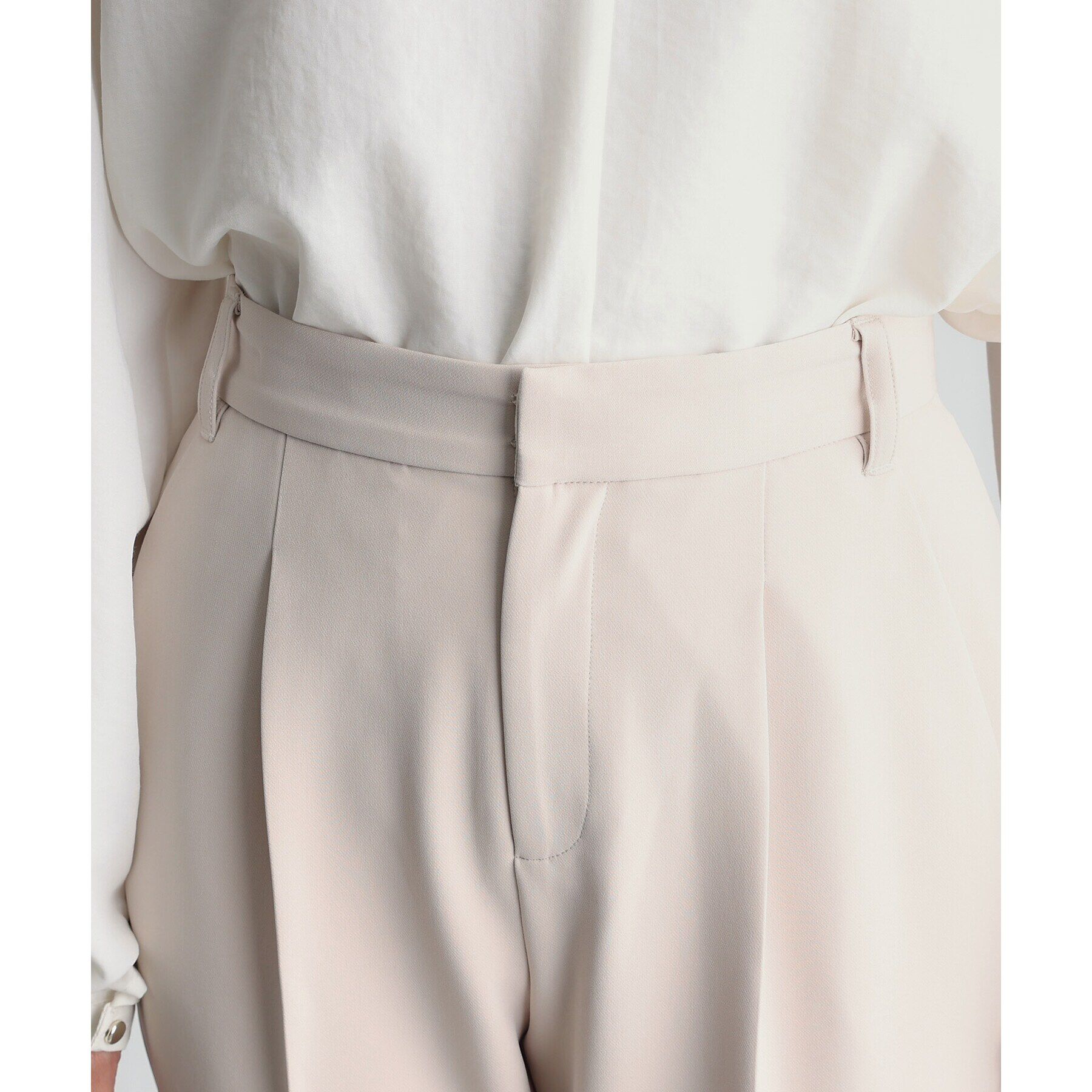 THE SHOP TK「【汚れ防止/シワになりにくい/セレモニー/通勤】ダブルクロステーパードパンツ/洗える/サスティナブル」|その他|