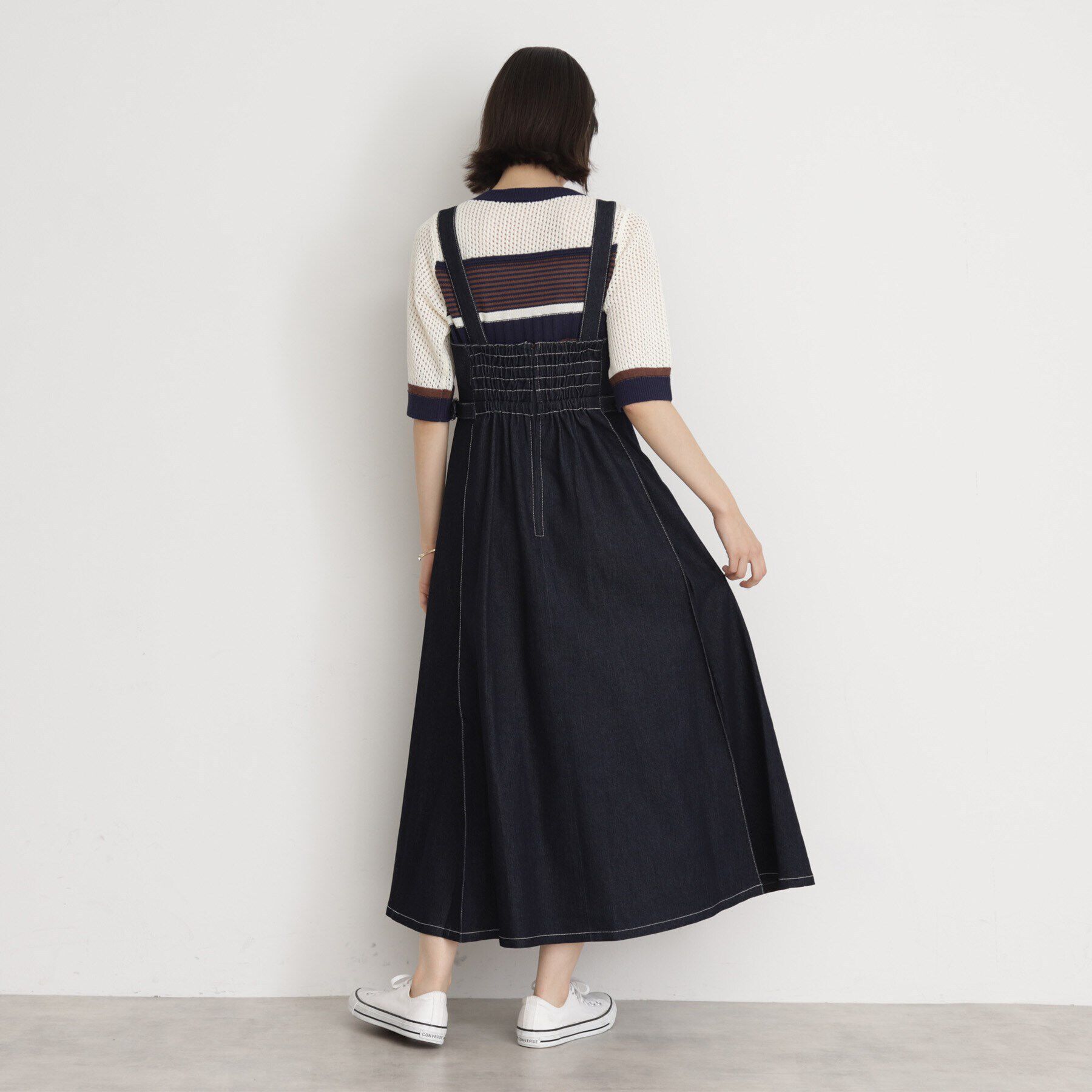 THE SHOP TK「デニムジャンスカ」|ワンピース|