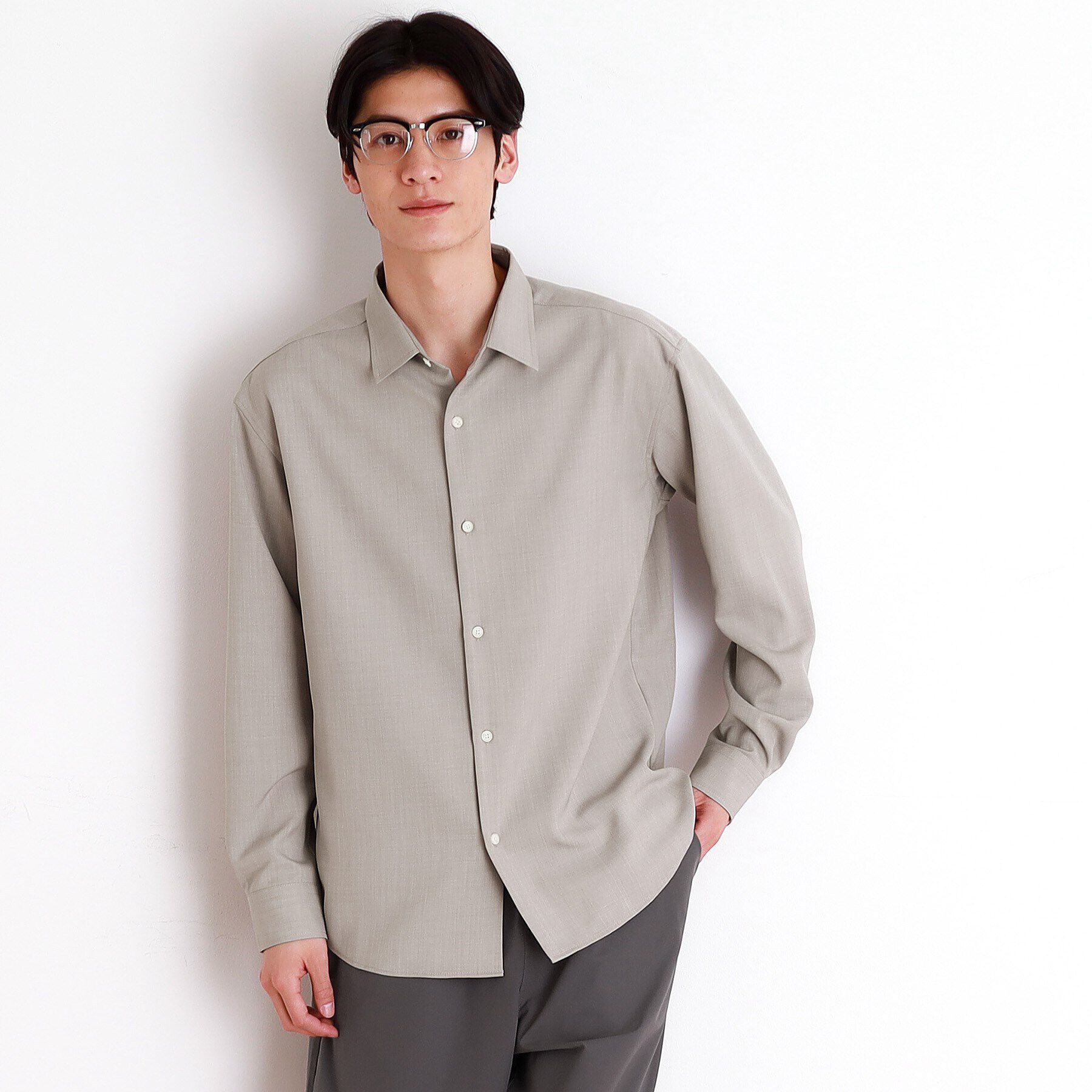 THE SHOP TK「ドライタッチ長袖シャツ」|シャツ・ブラウス|