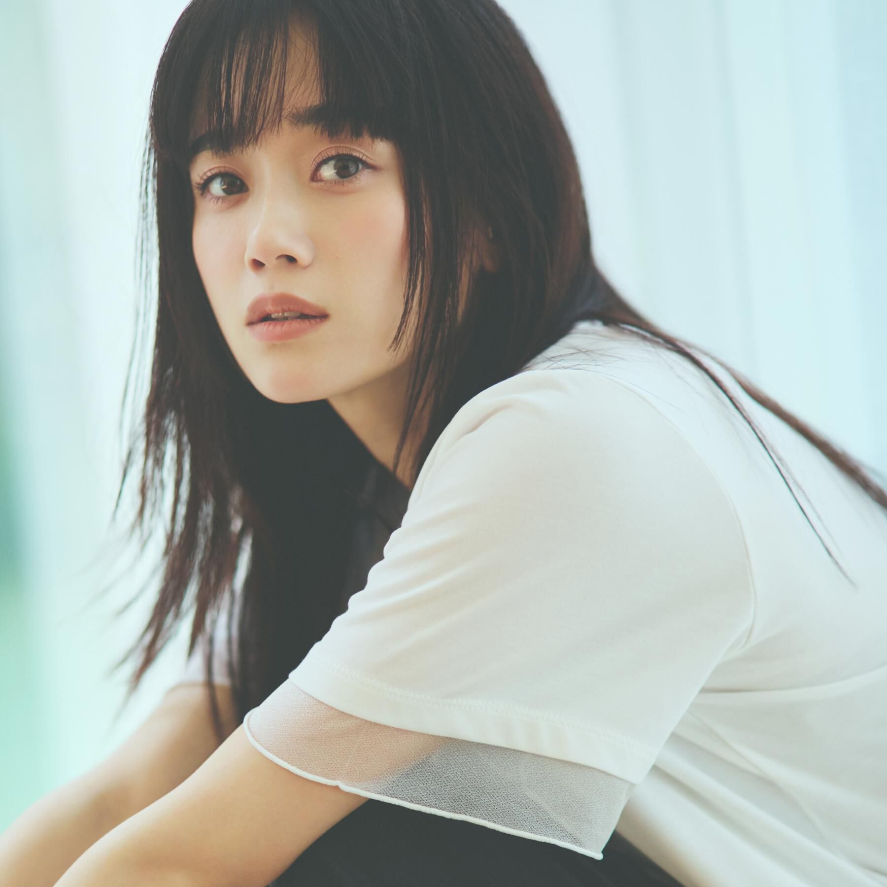 THE SHOP TK「袖シアーTシャツ【接触冷感/洗濯機OK】」|Tシャツ・カットソー|