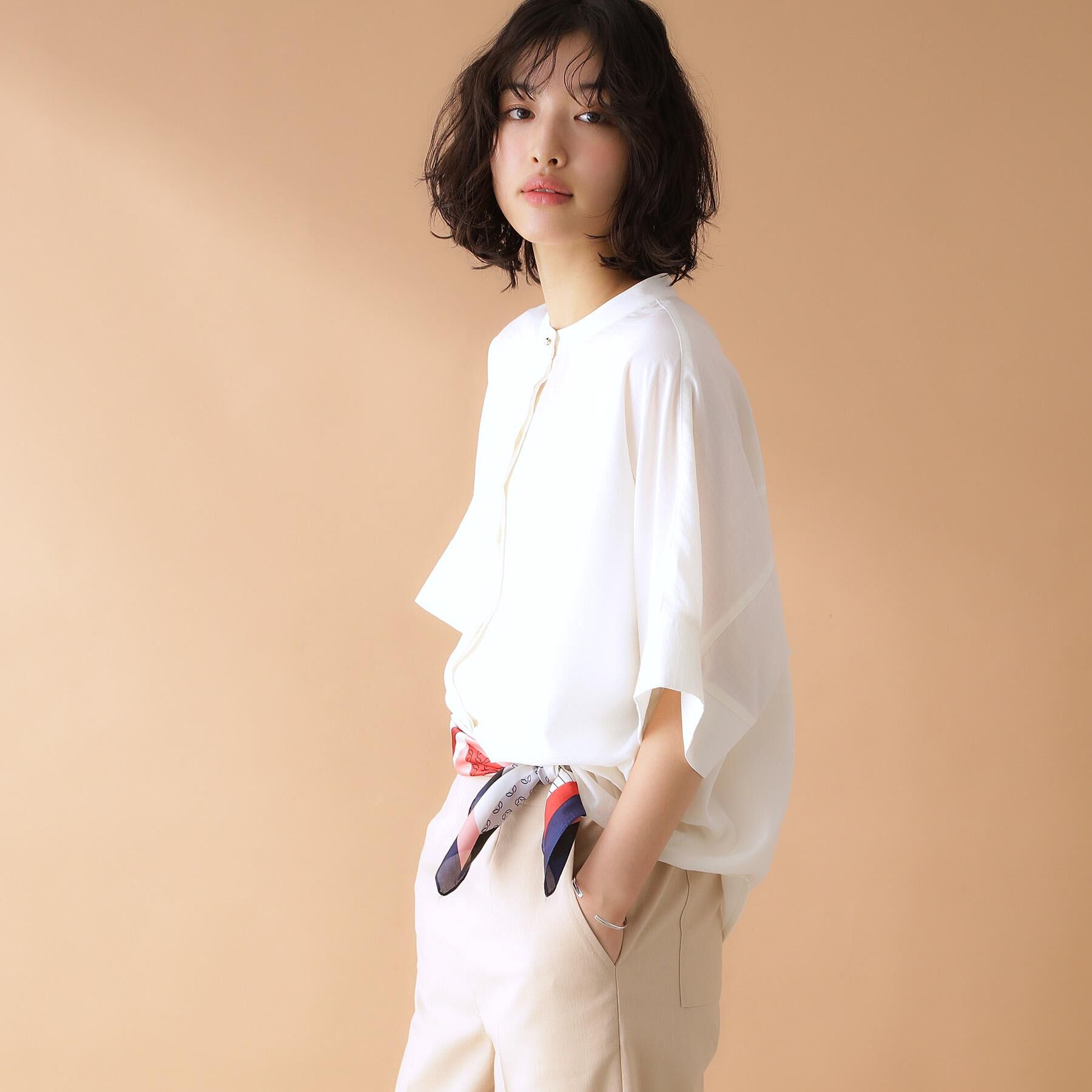 THE SHOP TK「ドルマンブラウス【7色展開/洗濯機OK/体型カバー】」|シャツ・ブラウス|