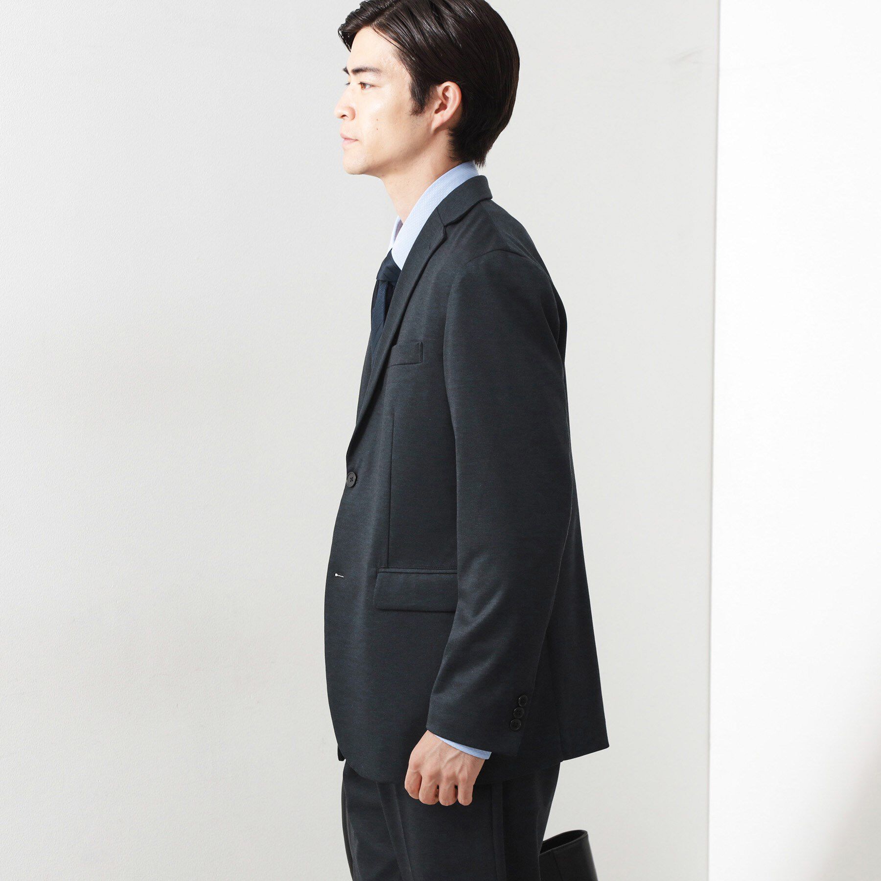 THE SHOP TK「ライトTRジャージジャケット【洗濯機OK/毛玉ができにくい/ストレッチ/セットアップ可】」|テーラードジャケット|