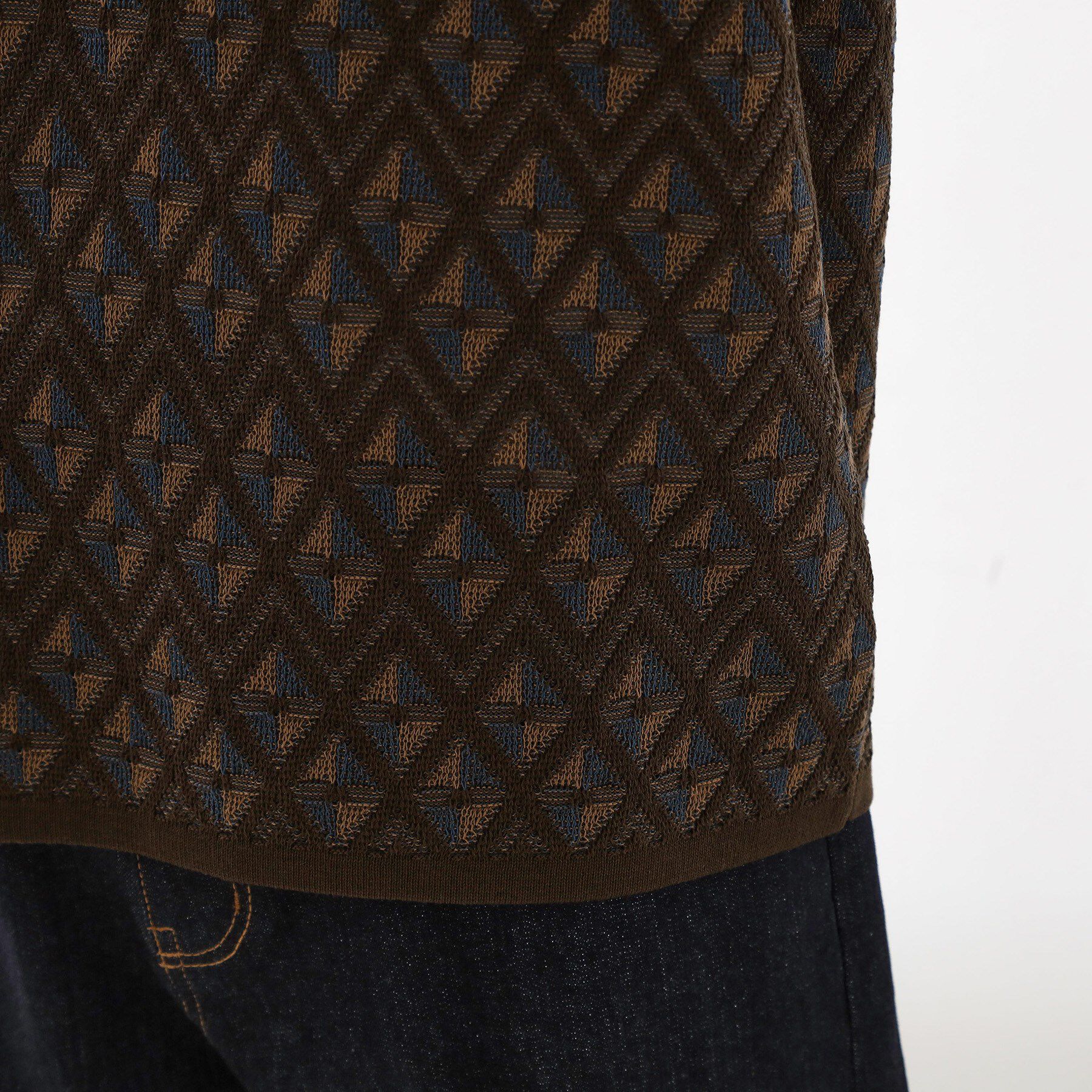 THE SHOP TK「ジオメニットポロシャツ　【洗濯機OK】」|ポロシャツ|