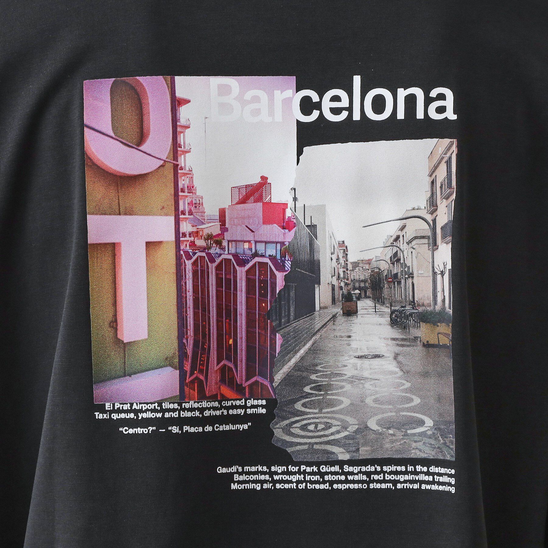 THE SHOP TK「フォトグラフプリント長袖Tシャツ【洗濯機OK】」|Tシャツ・カットソー|