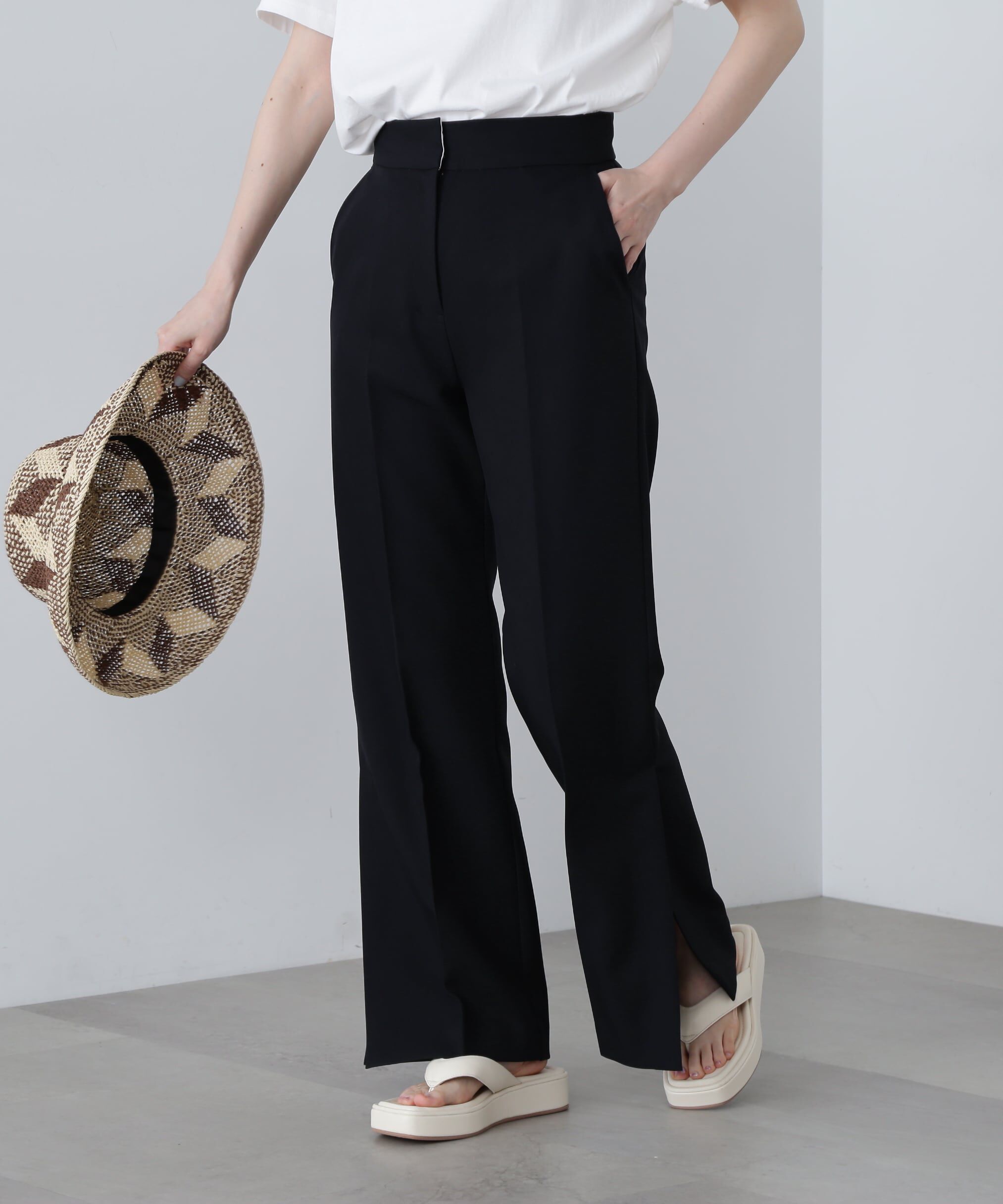  「サイドベントフレアパンツ《S Size Line》」|その他|