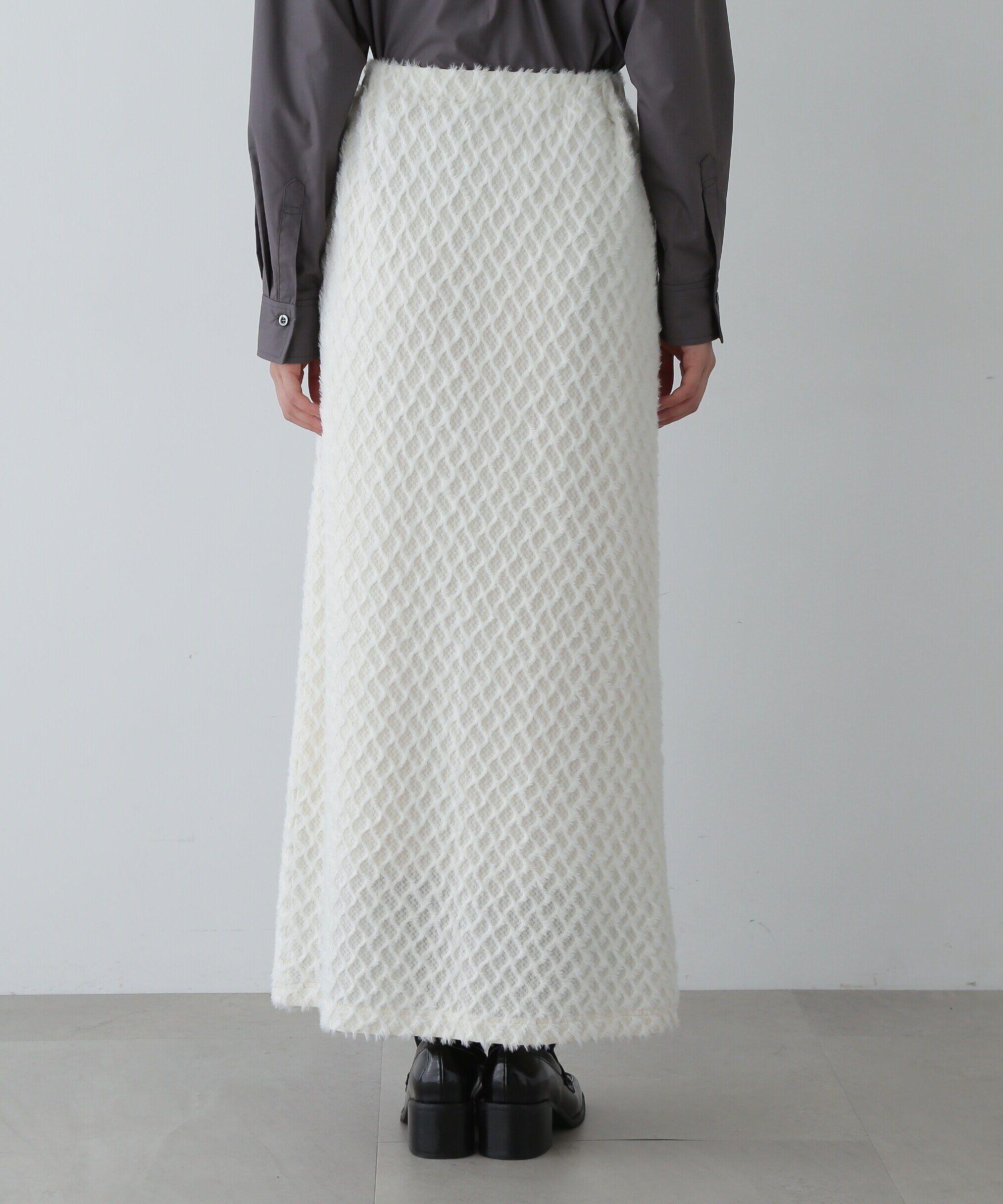  「フラッフィーイージータイトスカート」|スカート|