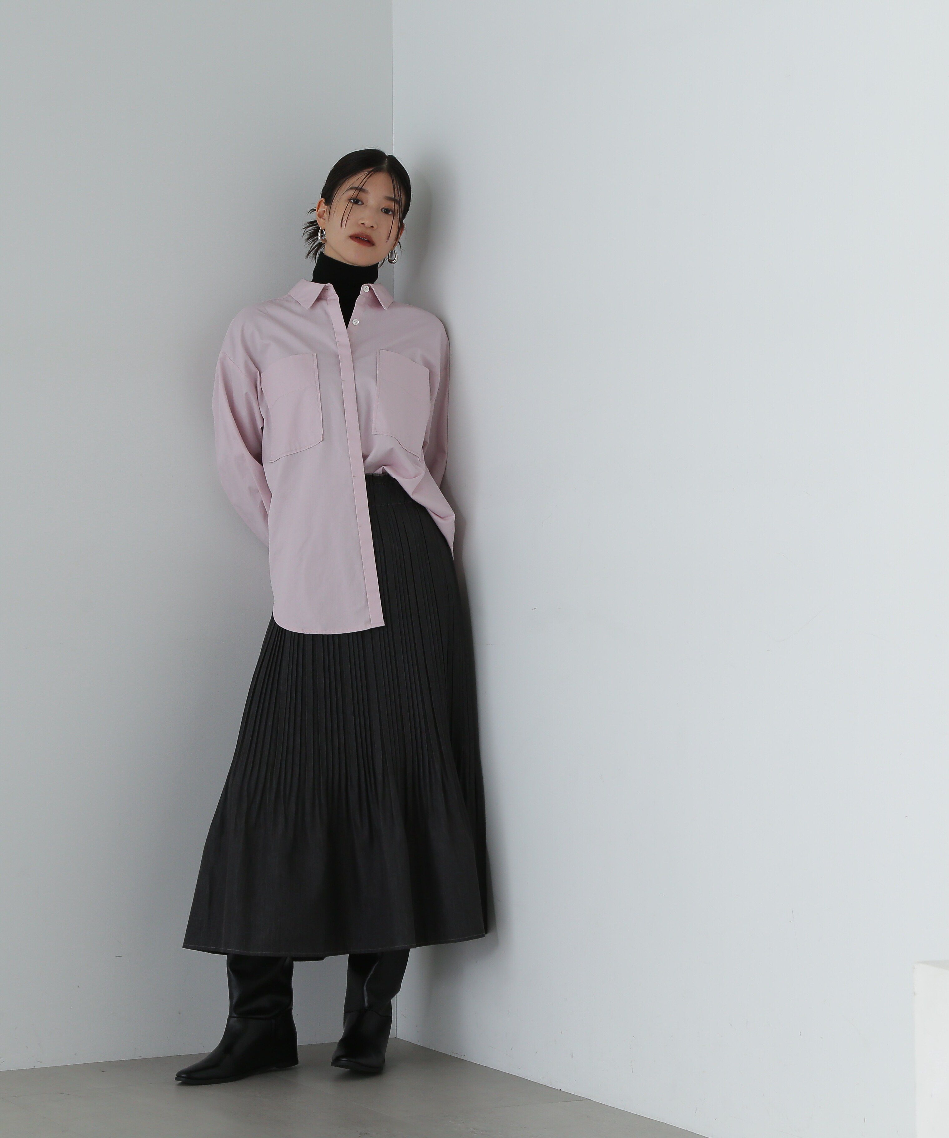  「ウール混ハイネックニット」|ニット・セーター|