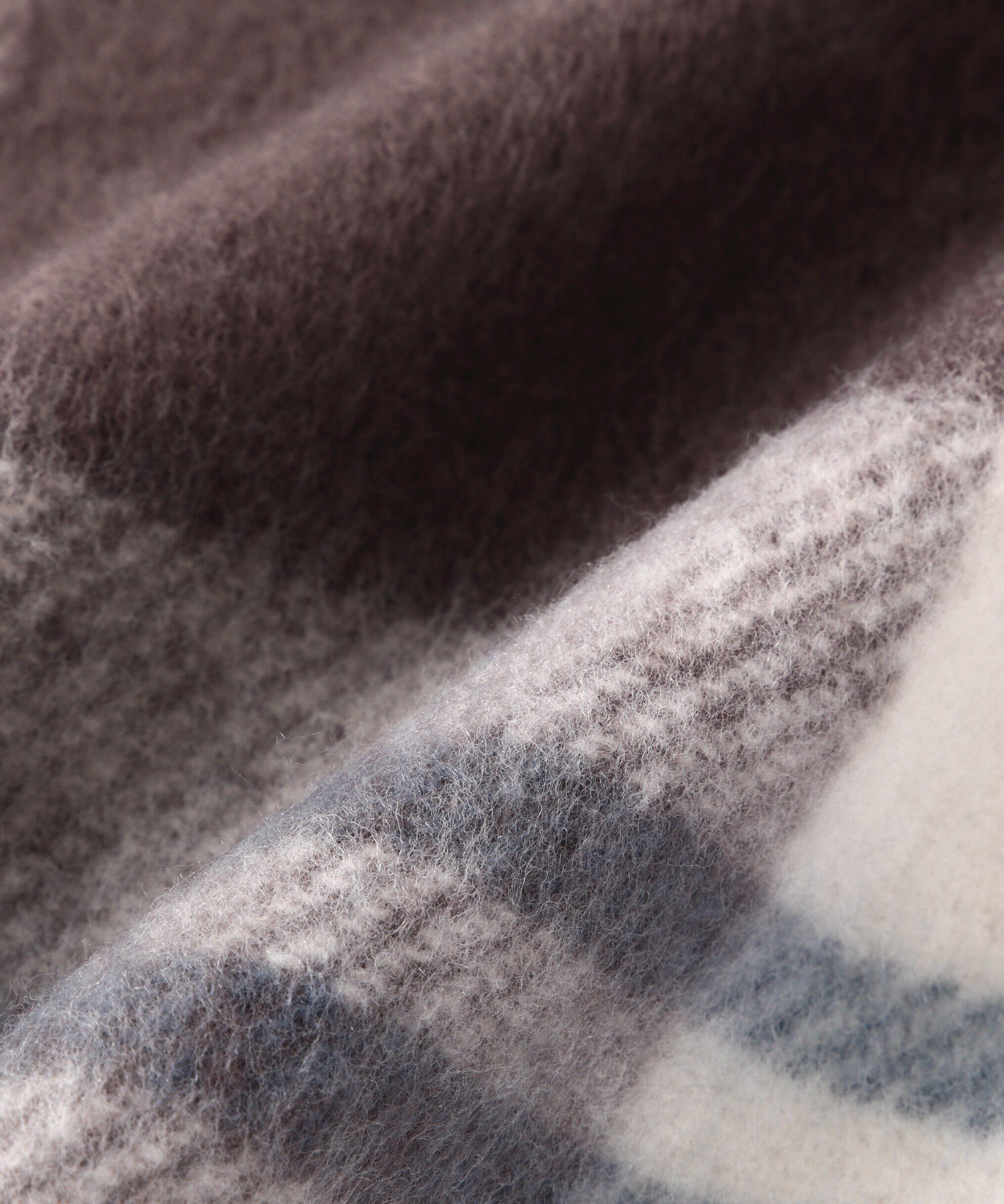  「フリンジチェックストール」|マフラー|