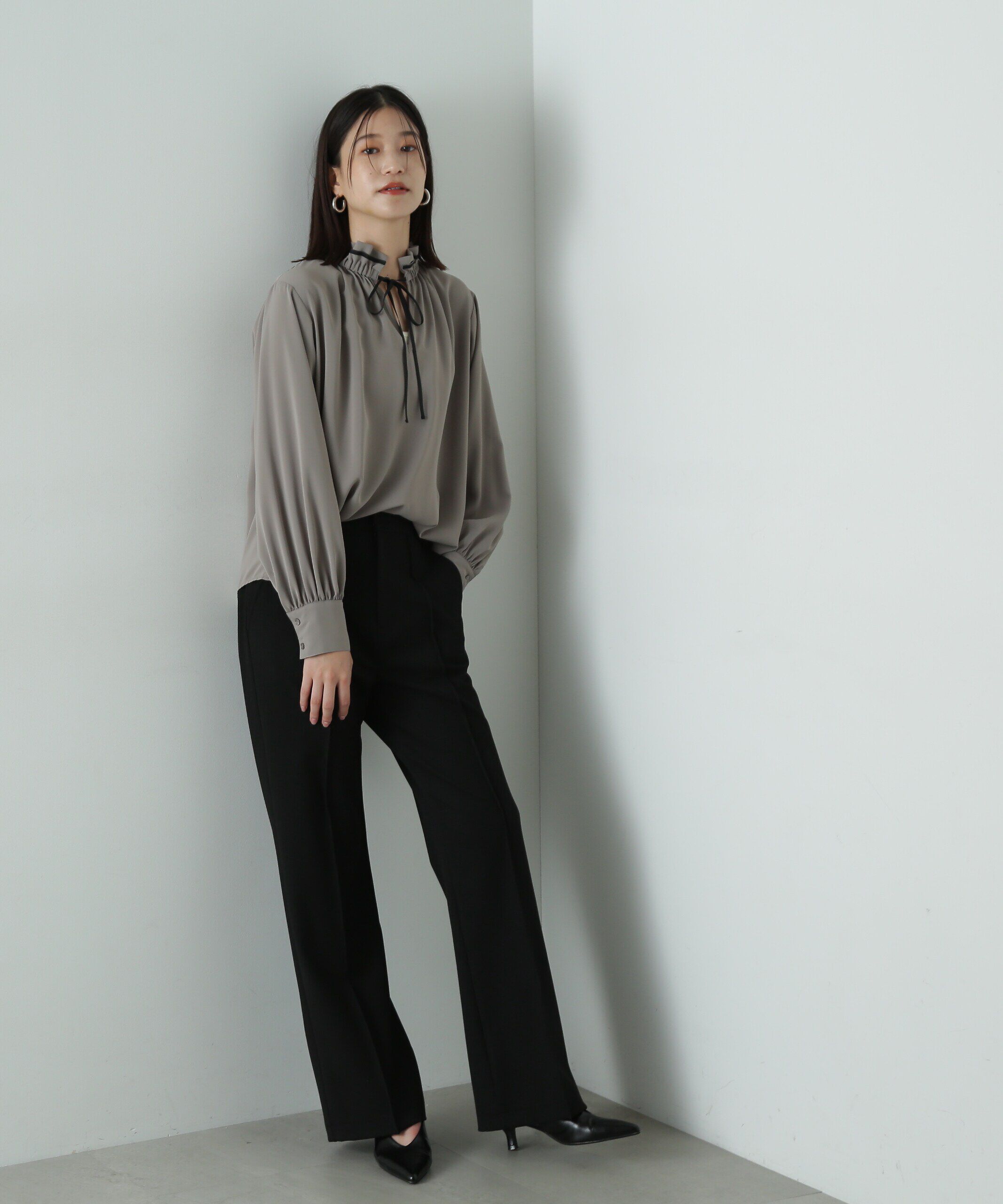  「起毛セミフレアパンツ」|その他|