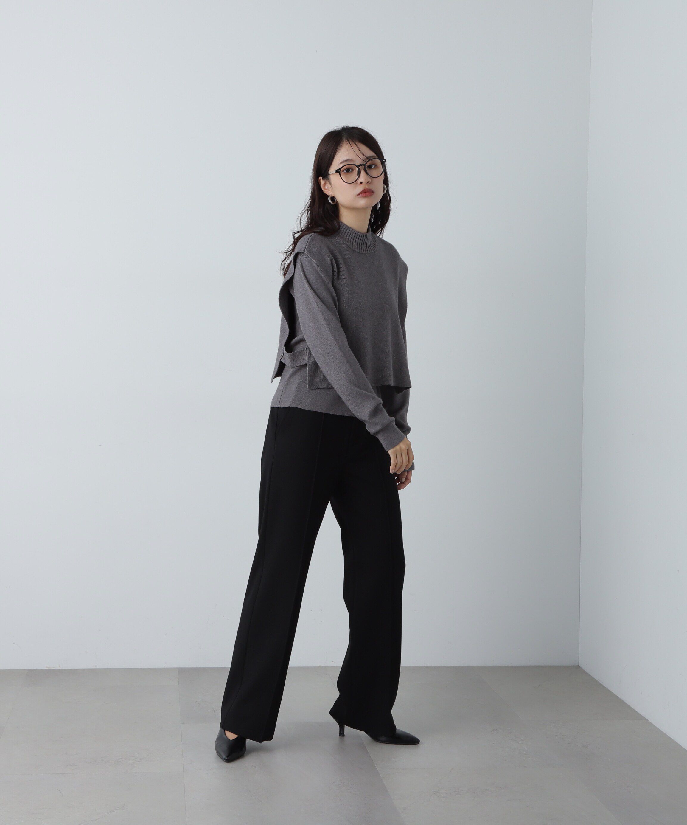  「起毛セミフレアパンツ」|その他|